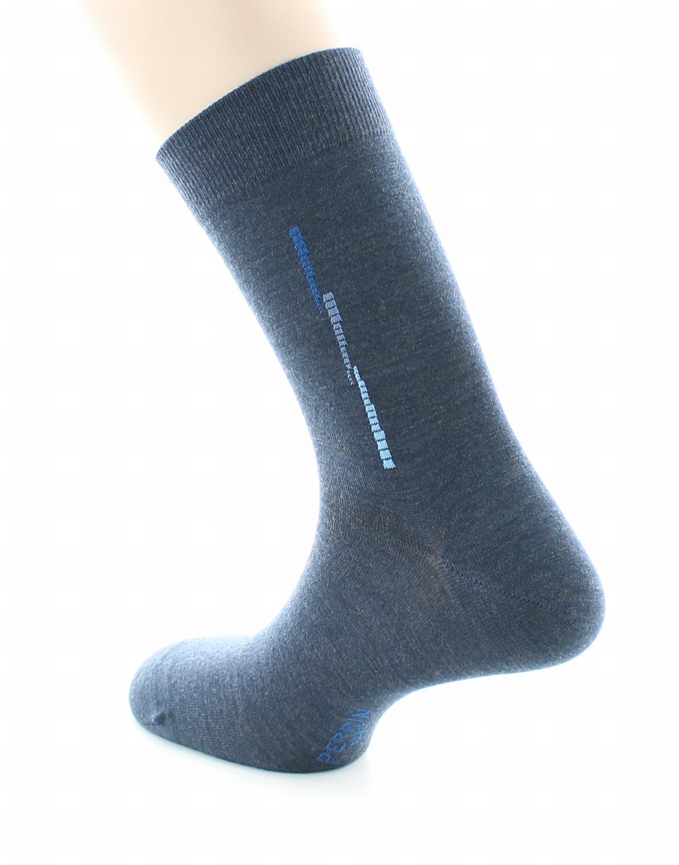 Chaussettes homme fantaisie baguette en laine peignée AIR FORCE