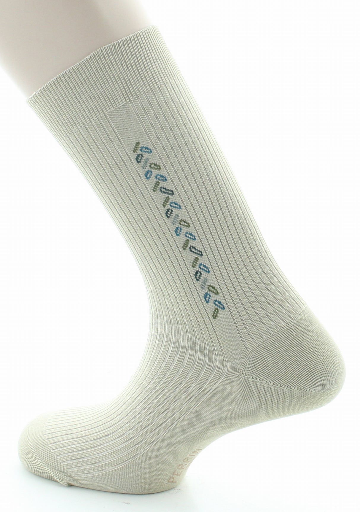 Chaussettes homme fil d'Ecosse sans élastique tilleul TILLEUL