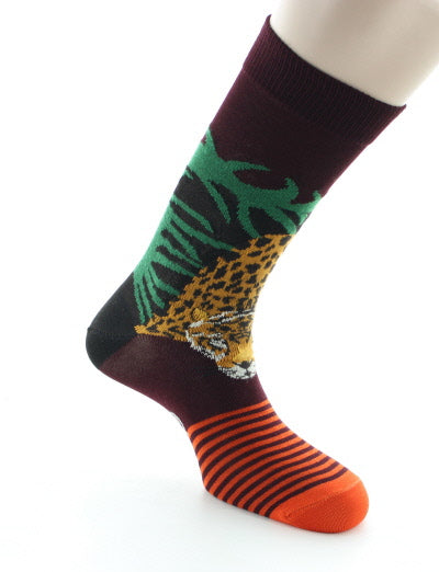 Chaussettes Homme La Panthère ORANGE/ROUILLE