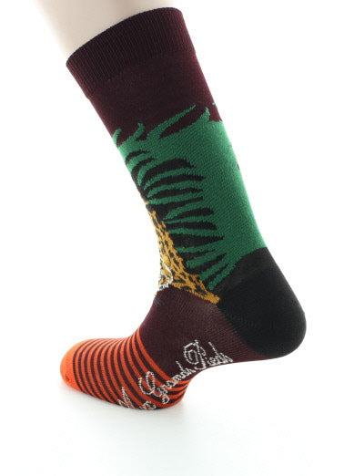 Chaussettes Homme La Panthère ORANGE/ROUILLE