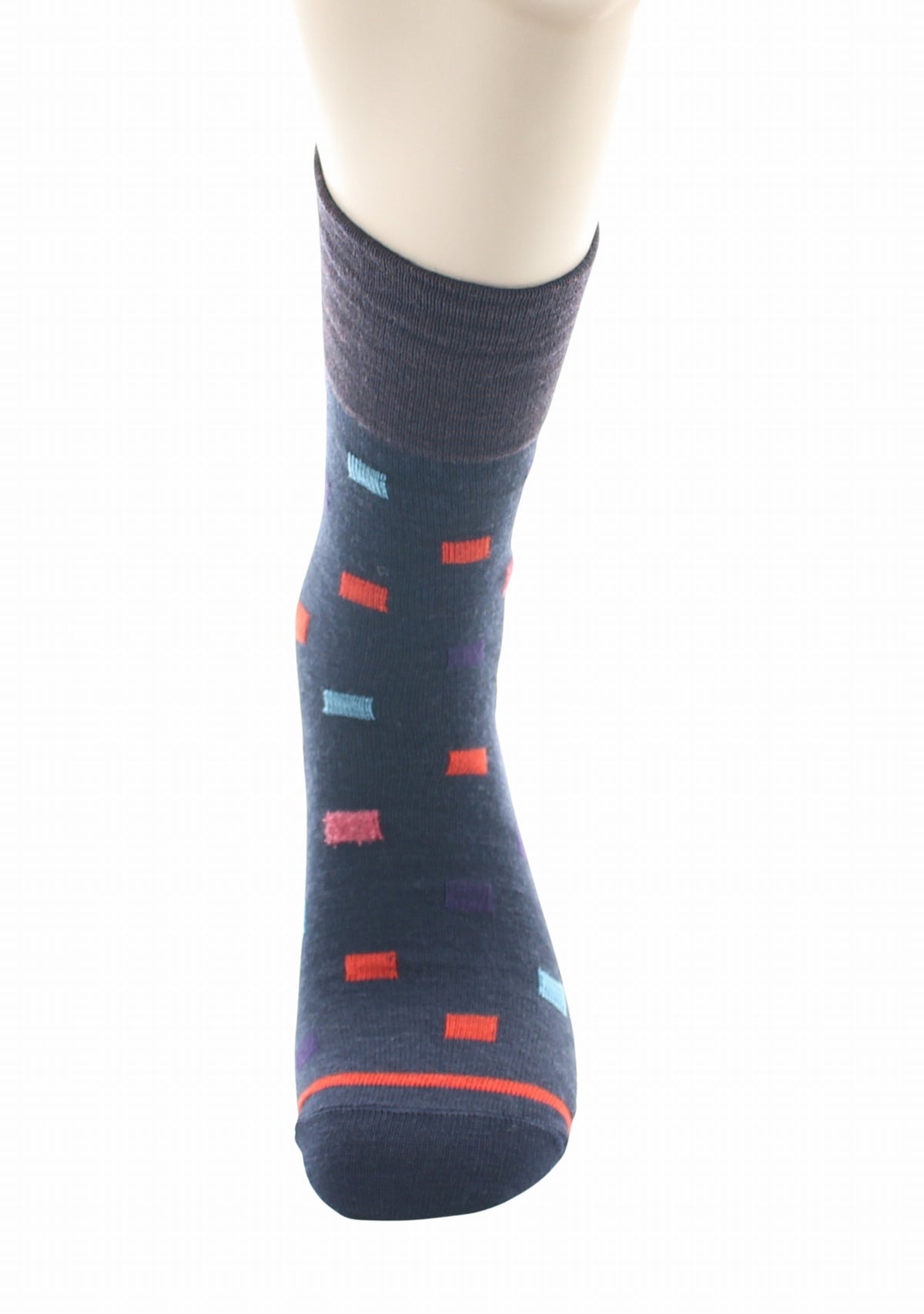 Chaussettes homme laine Berthe Carré MARINE