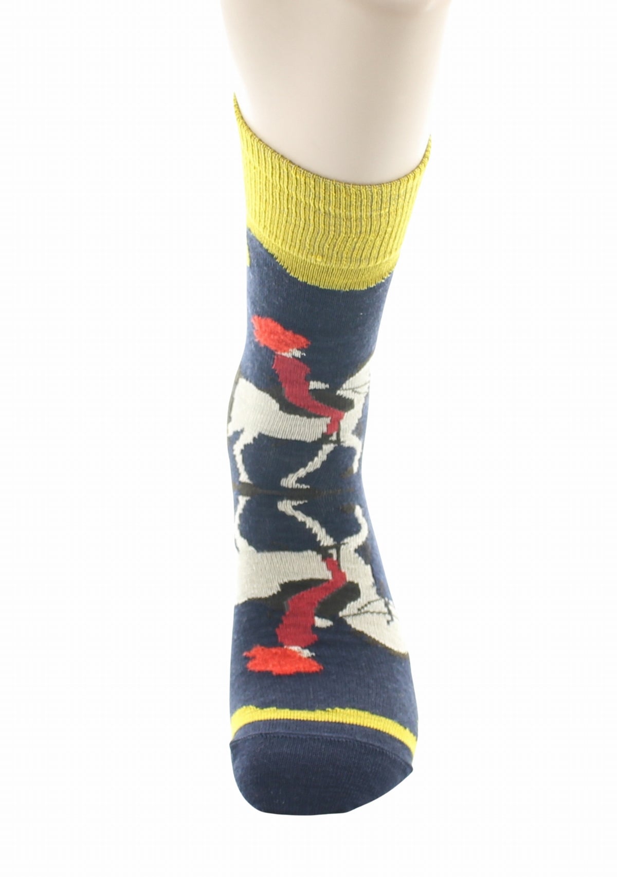 Chaussettes homme laine Berthe Cavalière TOURNESOL/MARINE