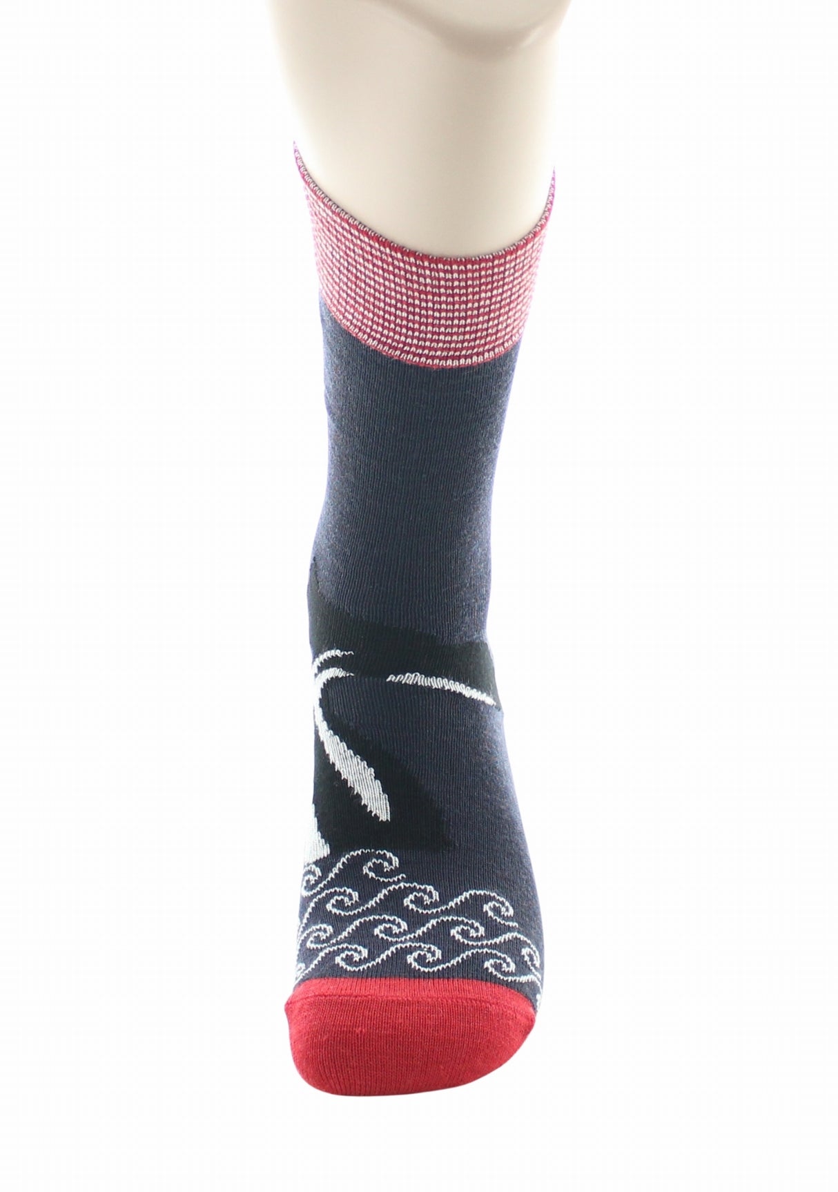 Chaussettes homme laine peignée Berthe La Baleine MARINE