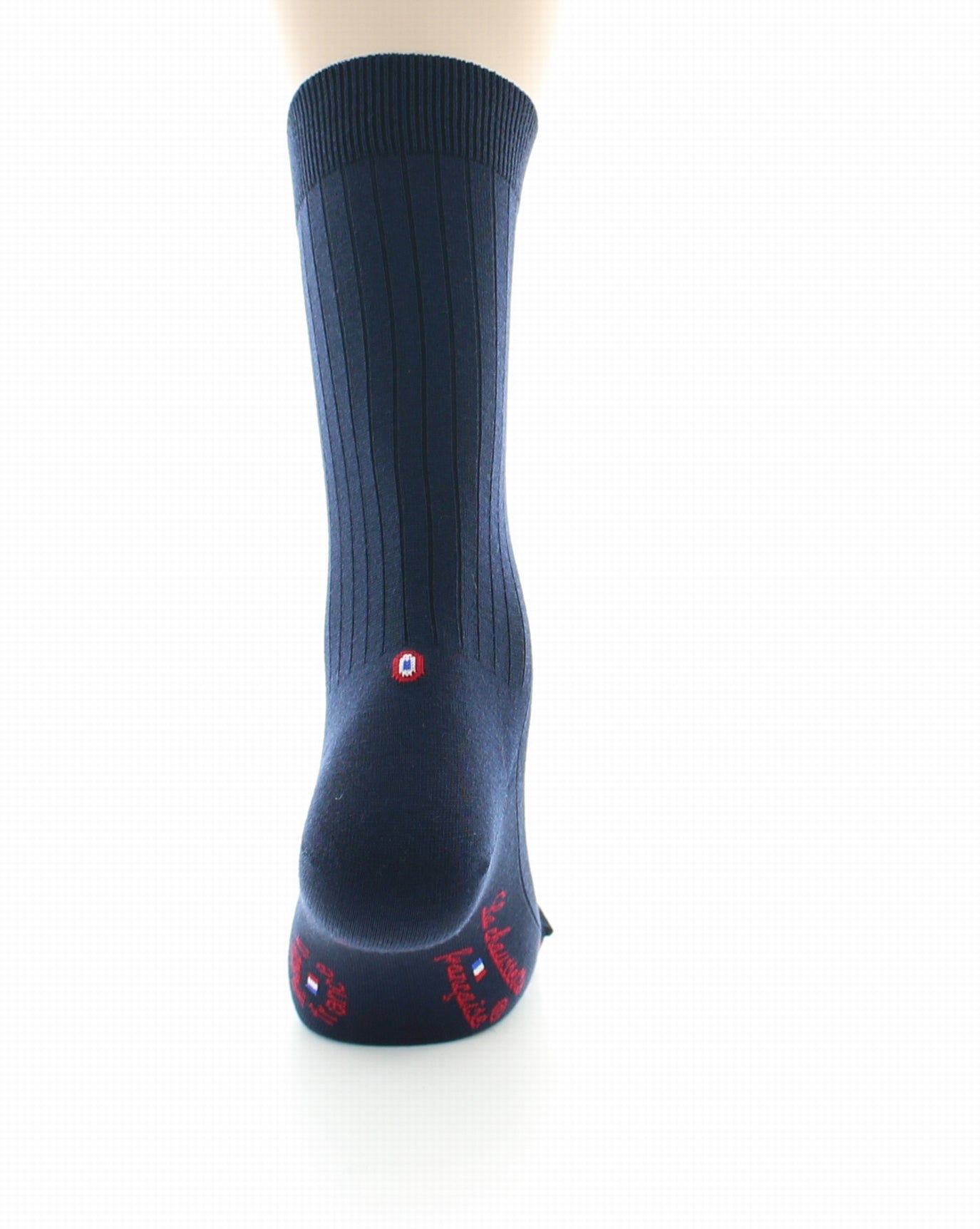 Chaussettes homme Luxembourg en laine et soie Marine MARINE