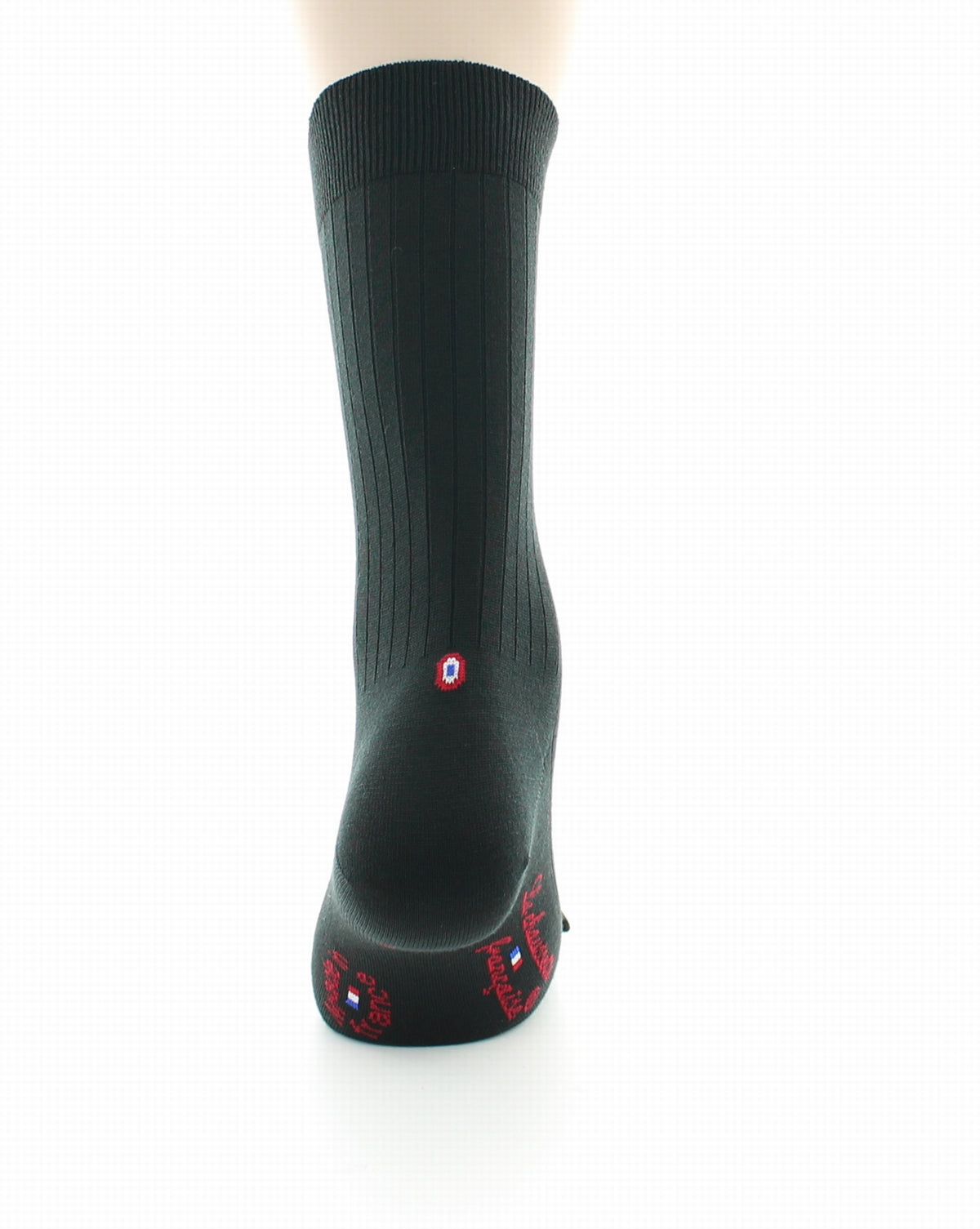 Chaussettes homme Luxembourg en laine et soie Noir NOIR