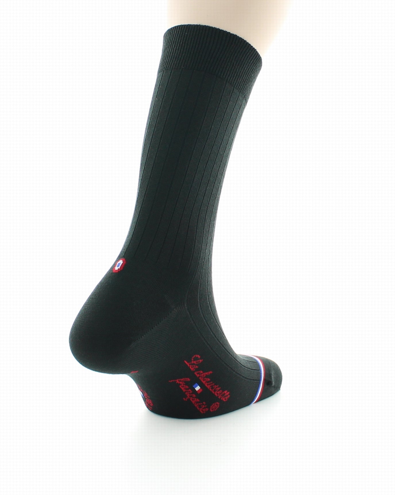 Chaussettes homme Luxembourg en laine et soie Noir NOIR