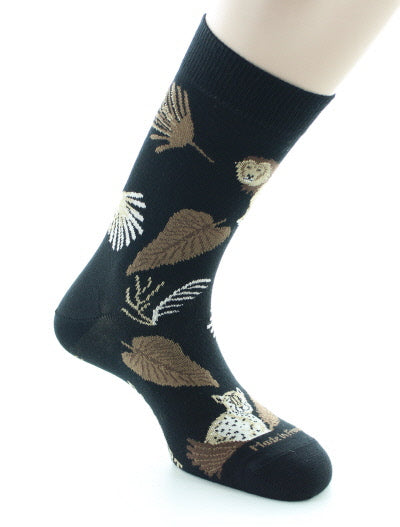 Chaussettes homme Savane en coton Noir NOIR