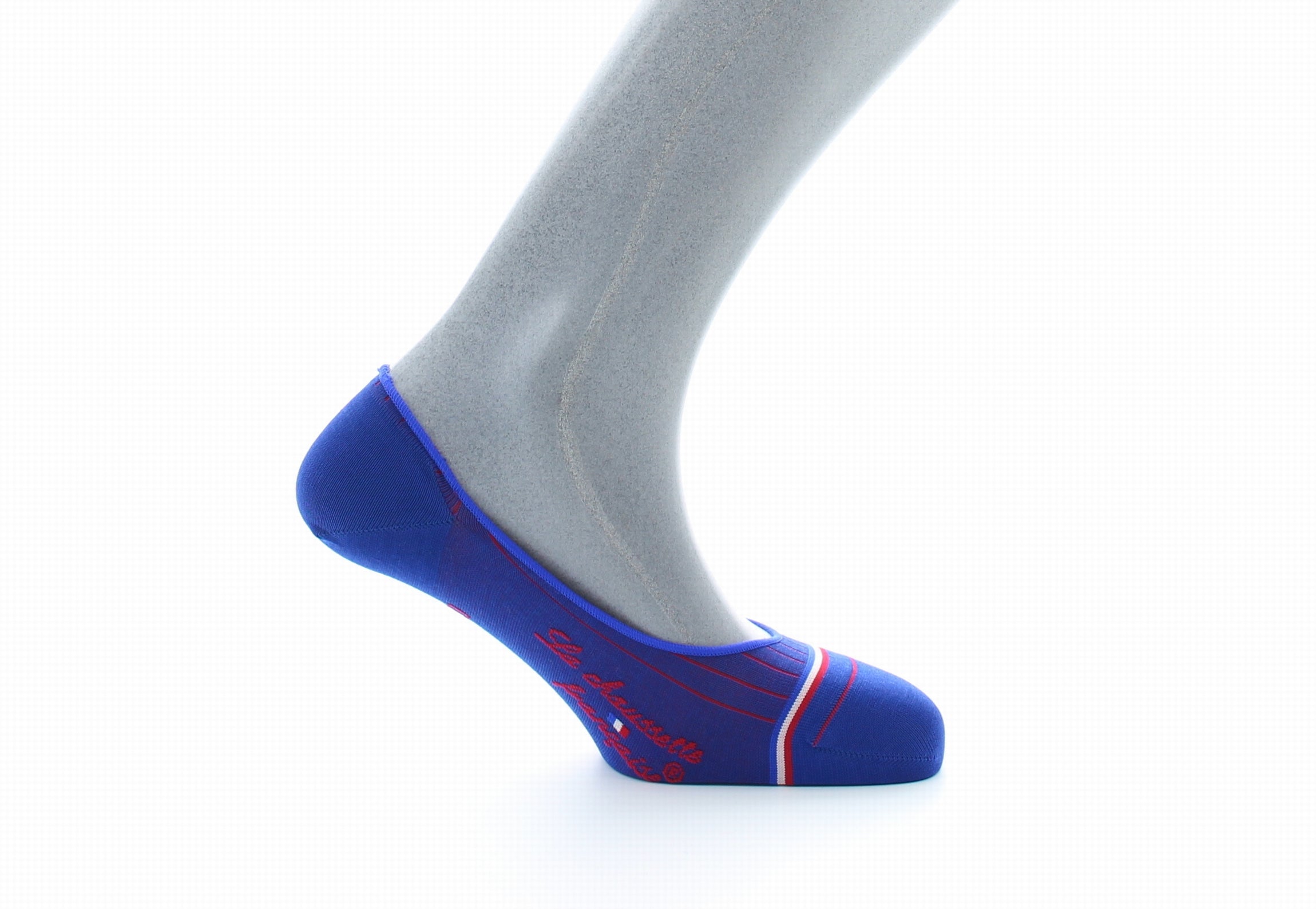 Chaussettes invisibles homme Georges V en fil d'Écosse supérieur Bleu royal BLEU ROYAL