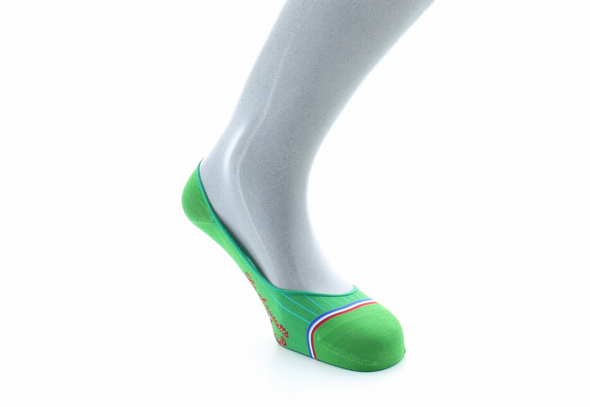 Chaussettes invisibles homme Georges V en fil d'Écosse supérieur Vert VERT