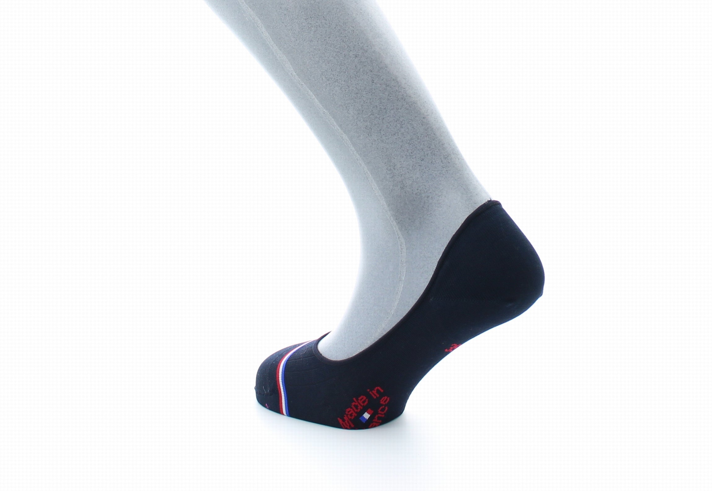 Chaussettes invisibles homme Montaigne en fil d'Écosse supérieur Marine MARINE