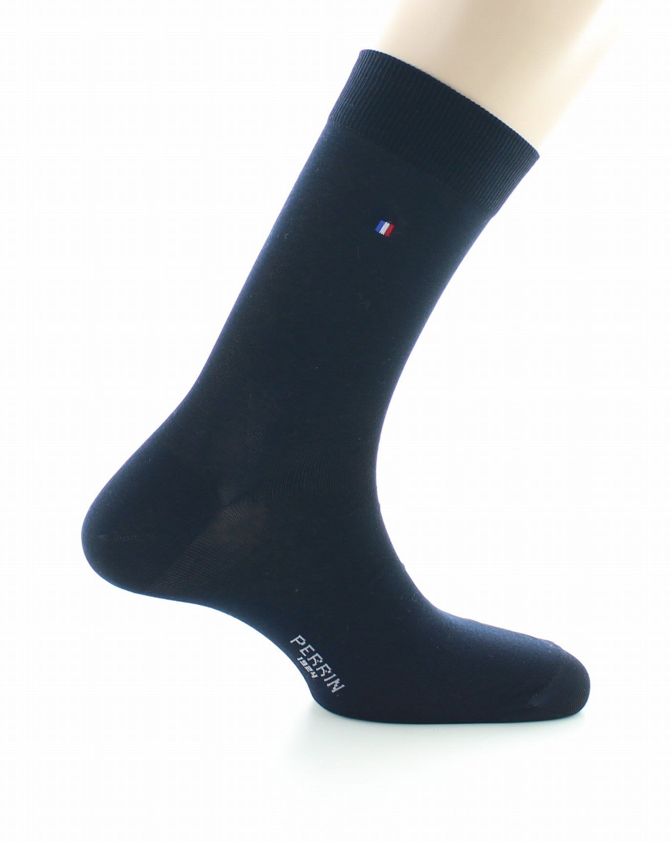 Chaussettes mixtes à maille unie MARINE