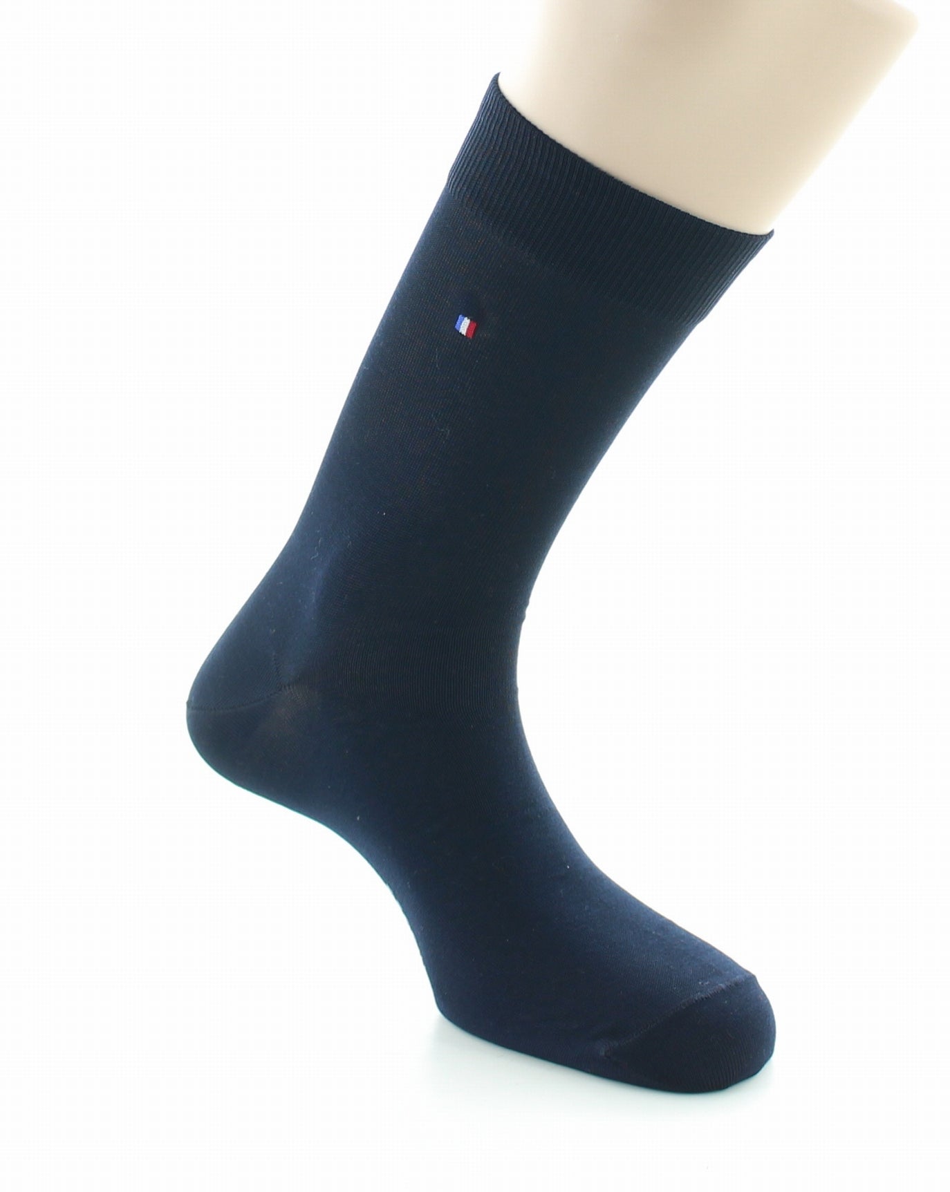 Chaussettes mixtes à maille unie MARINE