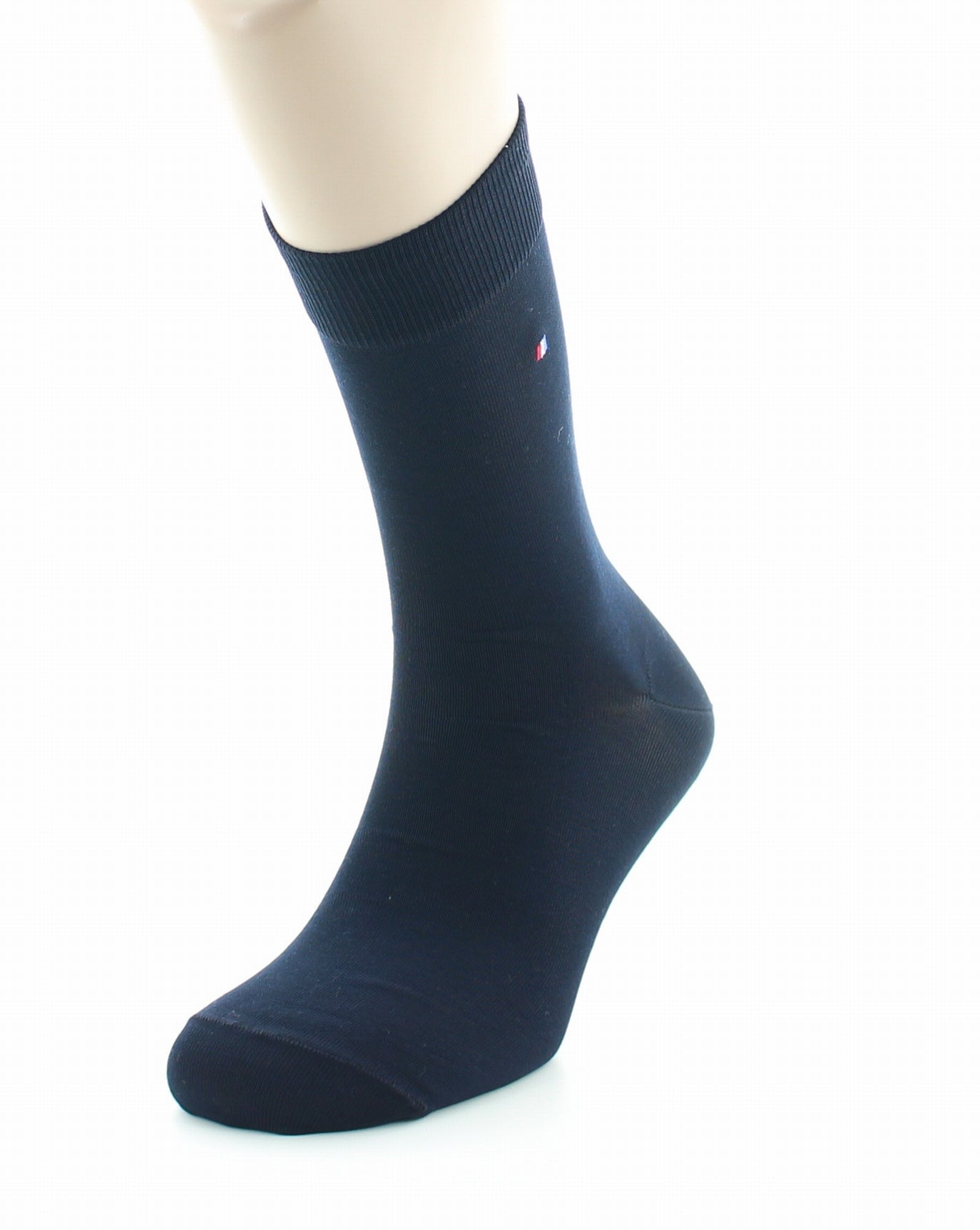 Chaussettes mixtes à maille unie MARINE