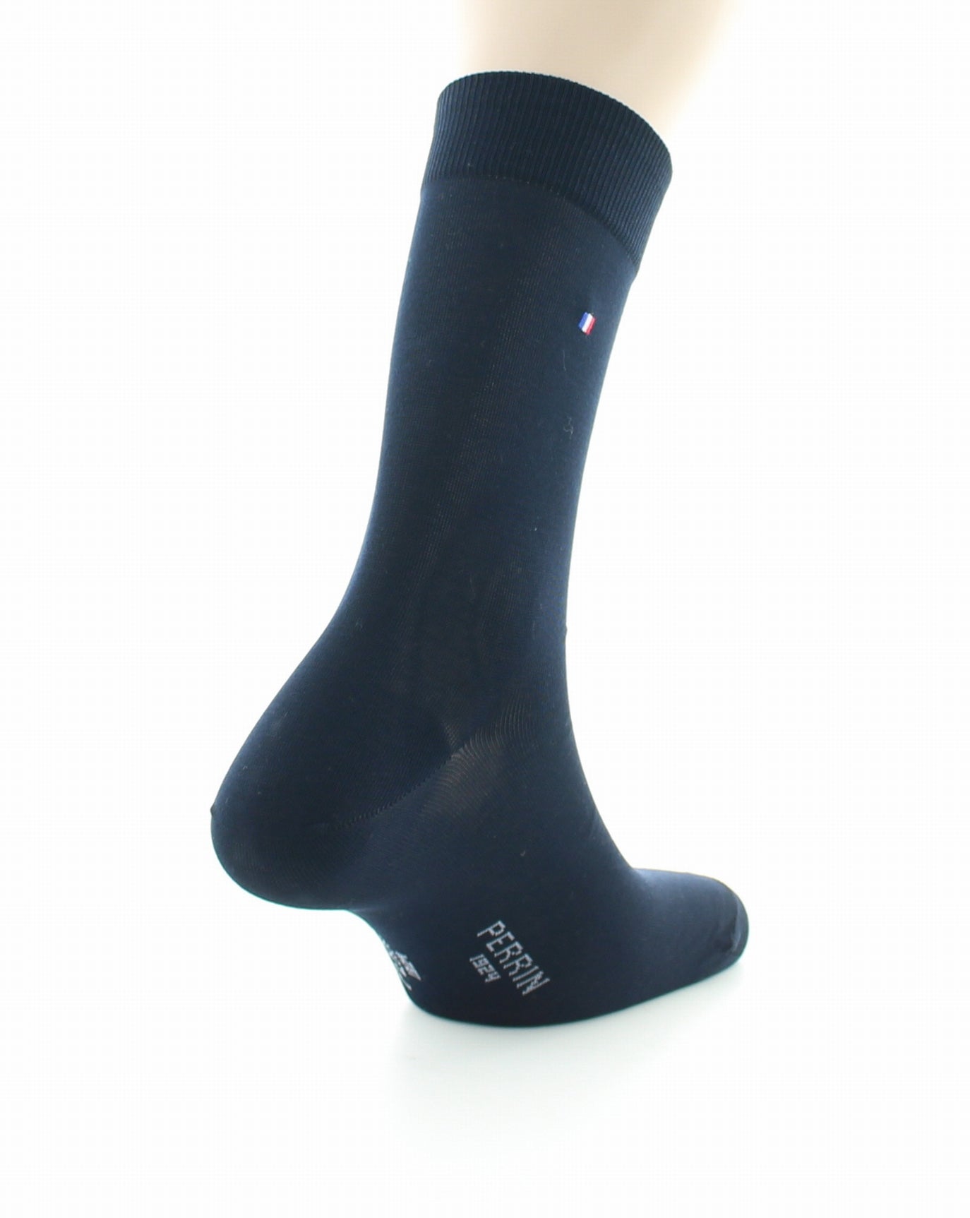 Chaussettes mixtes à maille unie MARINE