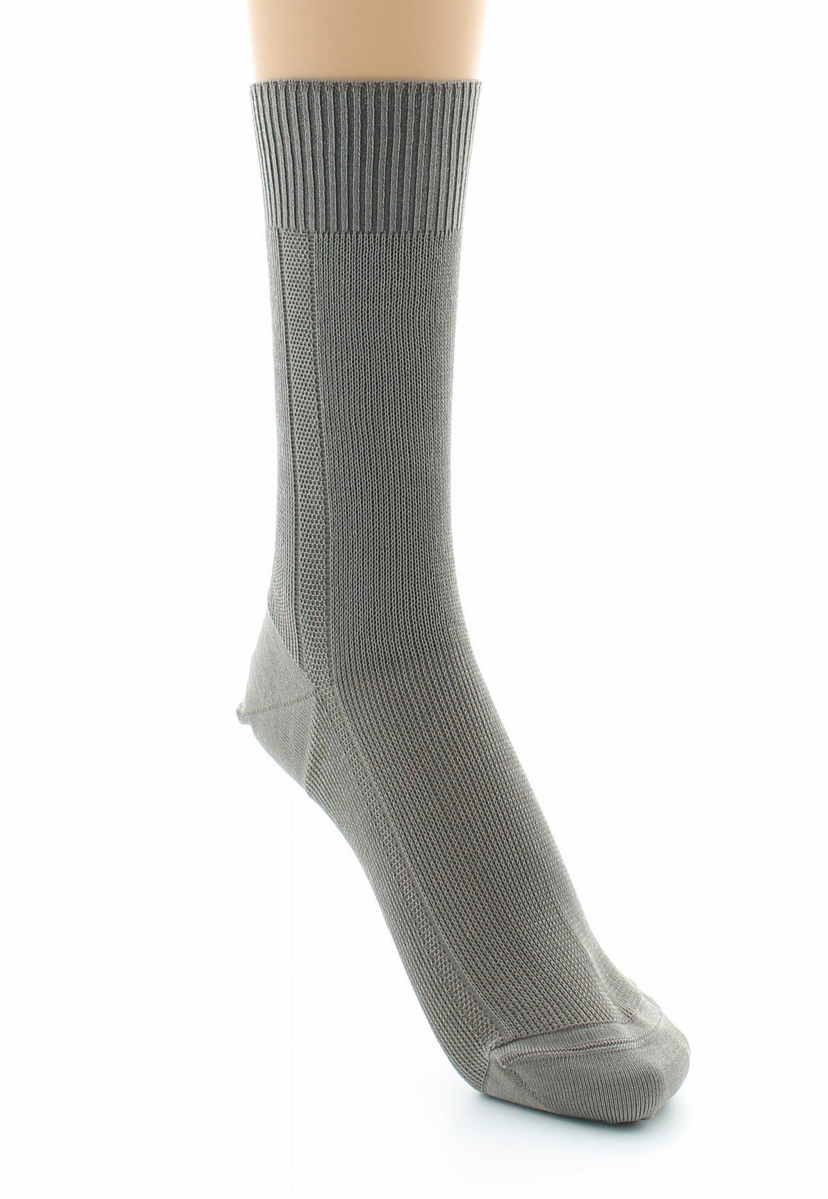 Chaussettes mixtes confort en fil d'Écosse sans élastique STONE