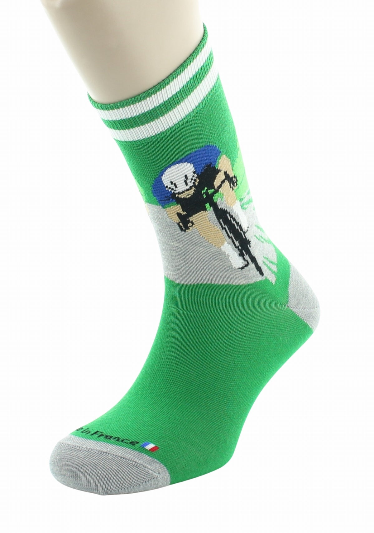 Chaussettes mixtes coton Sprinteur - Les Échappées - Dagobert à l'envers VERT