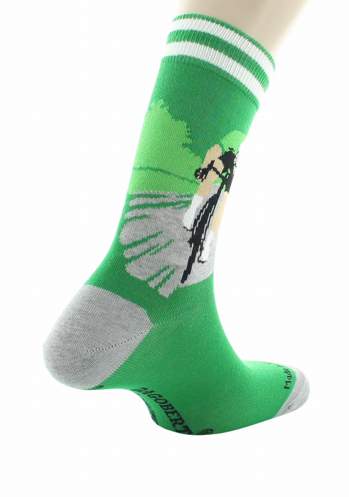Chaussettes mixtes coton Sprinteur - Les Échappées - Dagobert à l'envers VERT