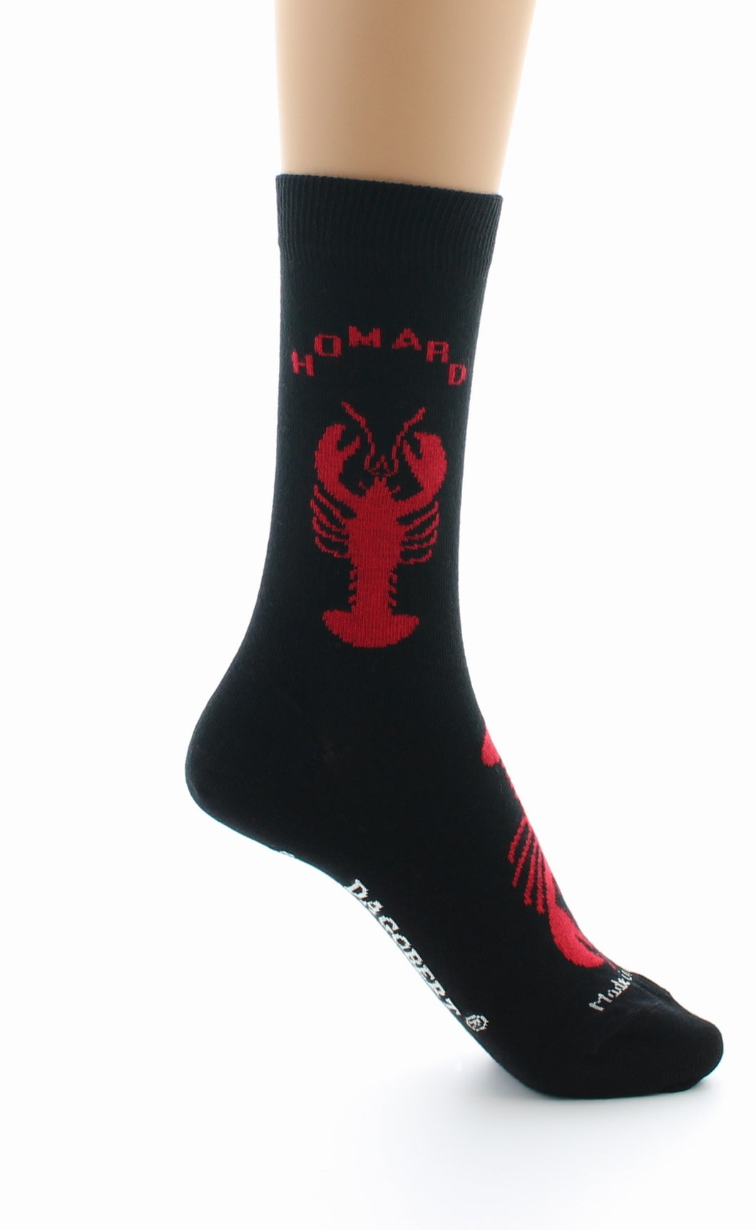 Chaussettes mixtes en coton Homard Noir NOIR