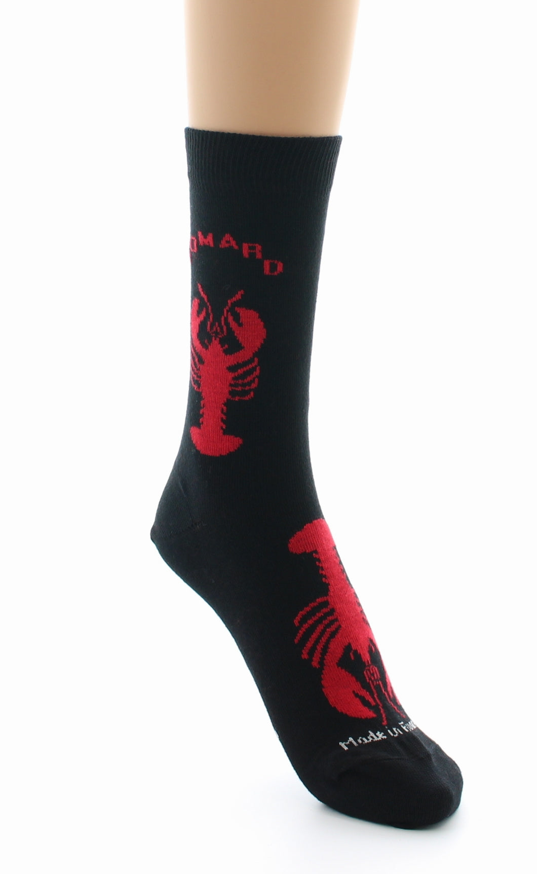 Chaussettes mixtes en coton Homard Noir NOIR