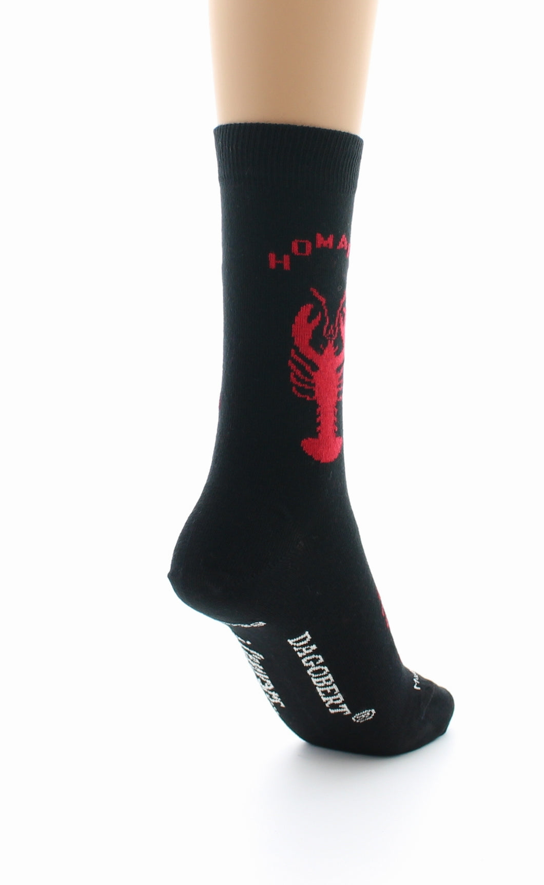 Chaussettes mixtes en coton Homard Noir NOIR