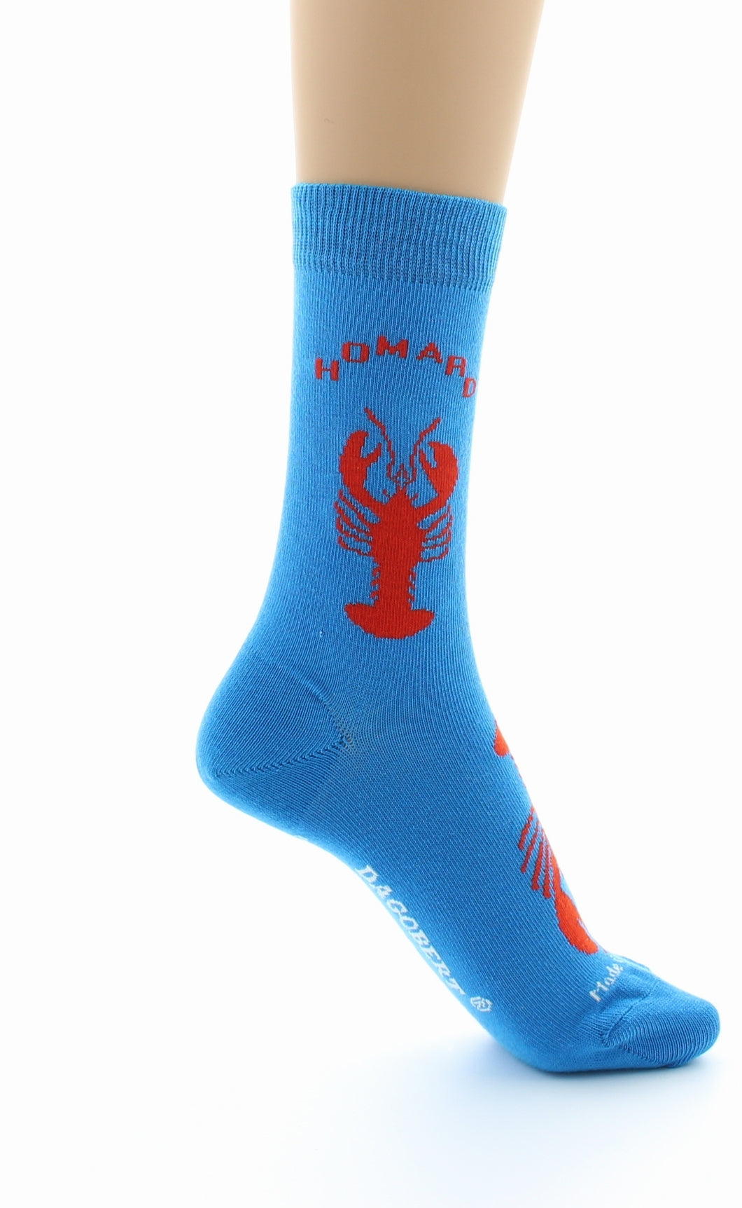 Chaussettes mixtes en coton Homard Turquoise TURQUOISE
