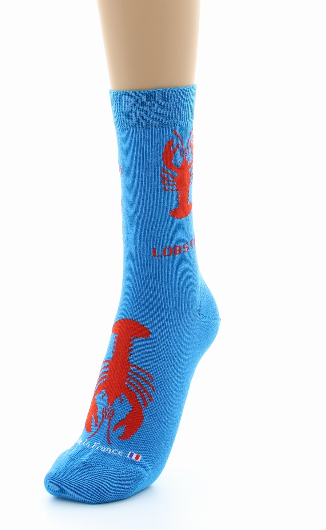 Chaussettes mixtes en coton Homard Turquoise TURQUOISE
