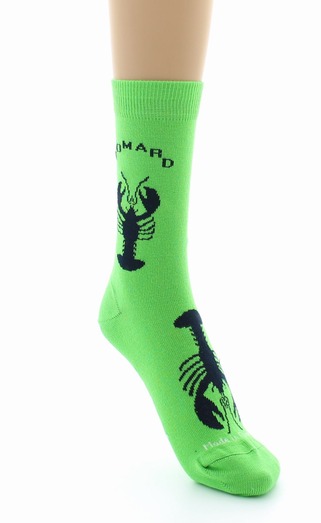 Chaussettes mixtes en coton Homard Vert pré VERT PRE