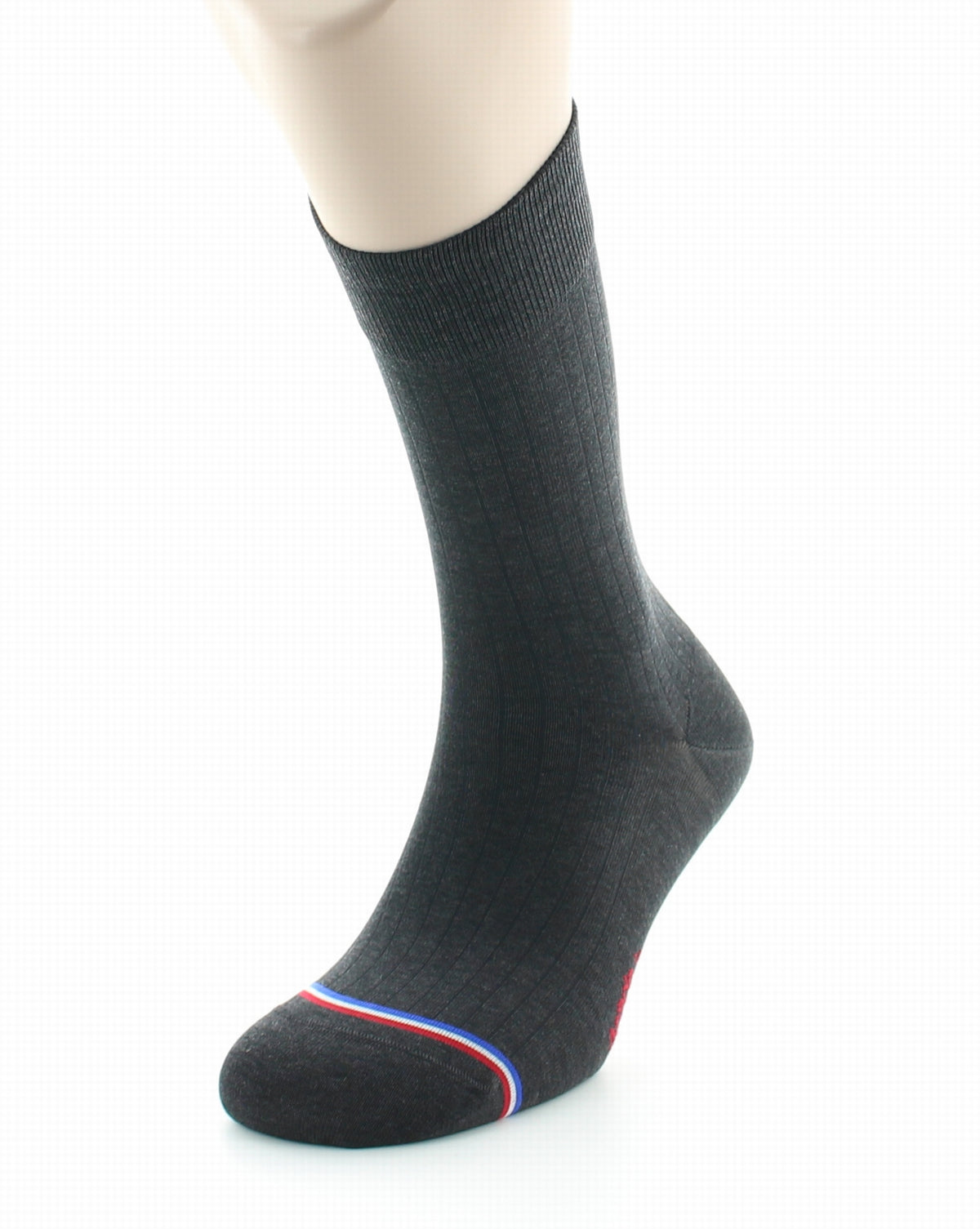 Chaussettes mixtes en fil d'Écosse Opéra Anthracite chiné ANTHRACITE CHINE
