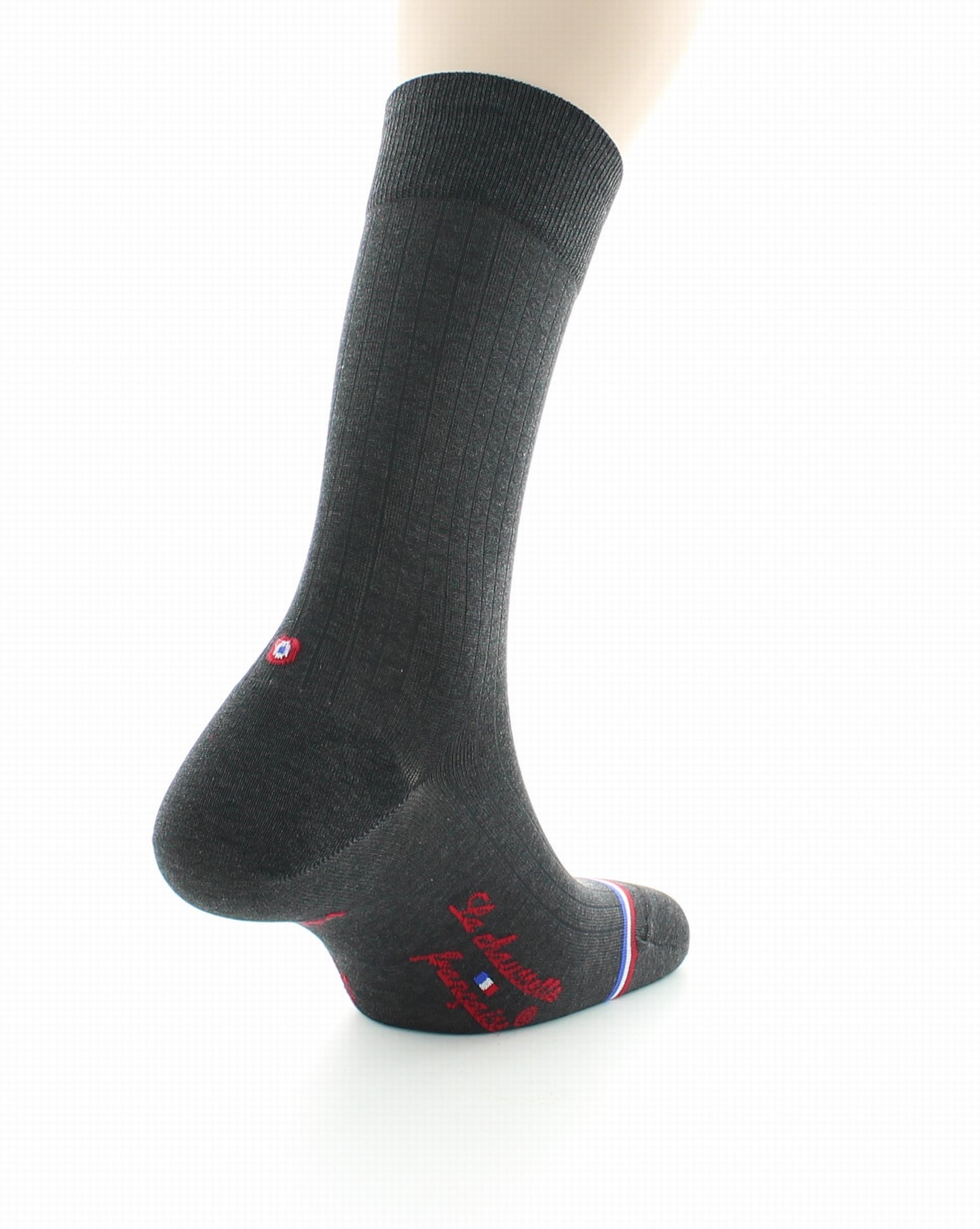 Chaussettes mixtes en fil d'Écosse Opéra Anthracite chiné ANTHRACITE CHINE