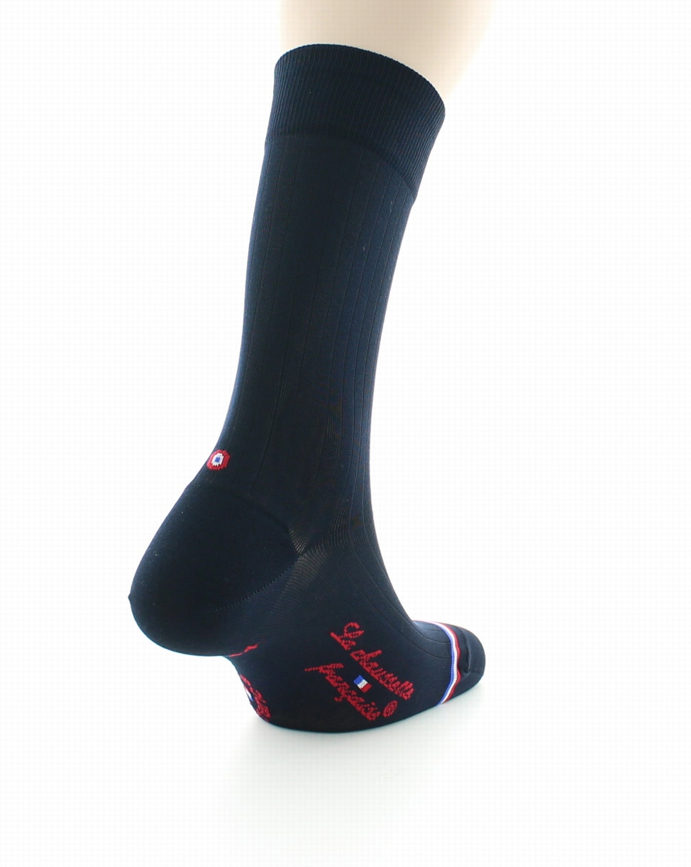 Chaussettes mixtes en fil d'Écosse Opéra Marine MARINE