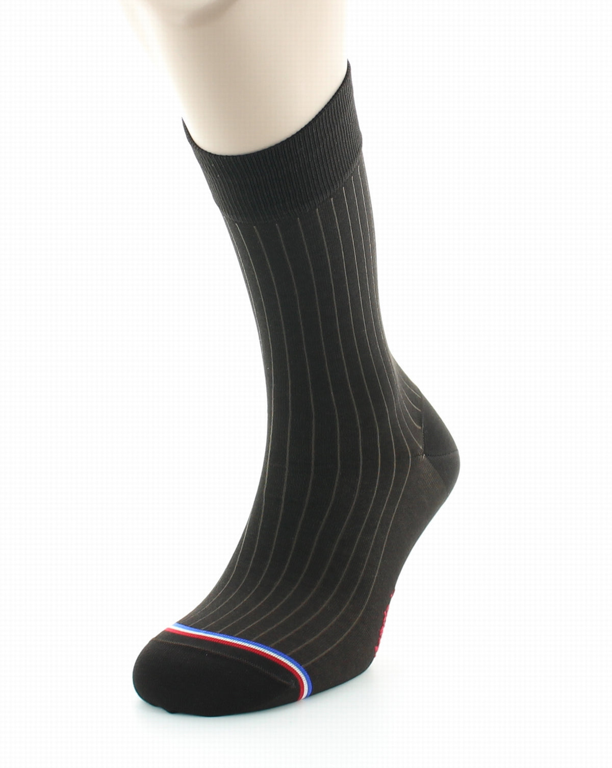 Chaussettes mixtes en fil d'Écosse Opéra Marron MARRON