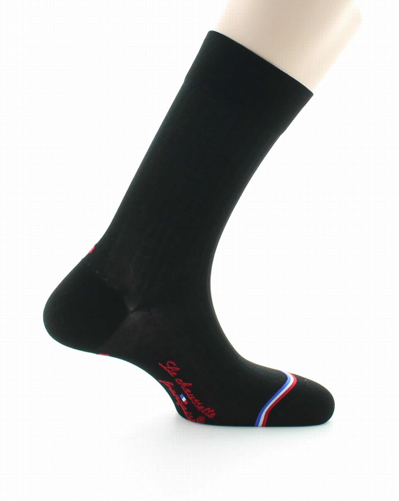 Chaussettes mixtes en fil d'Écosse Opéra Noir NOIR
