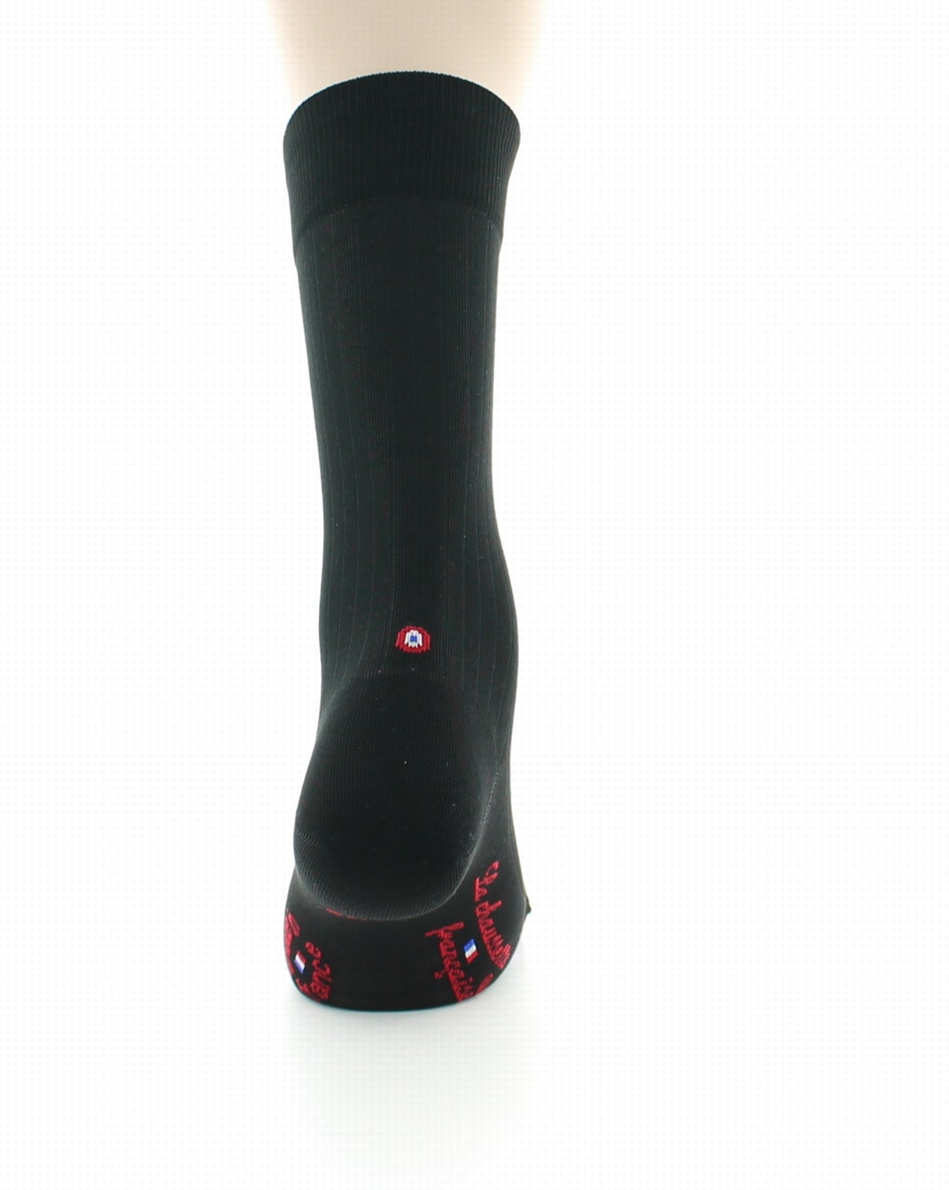 Chaussettes mixtes en fil d'Écosse Opéra Noir NOIR