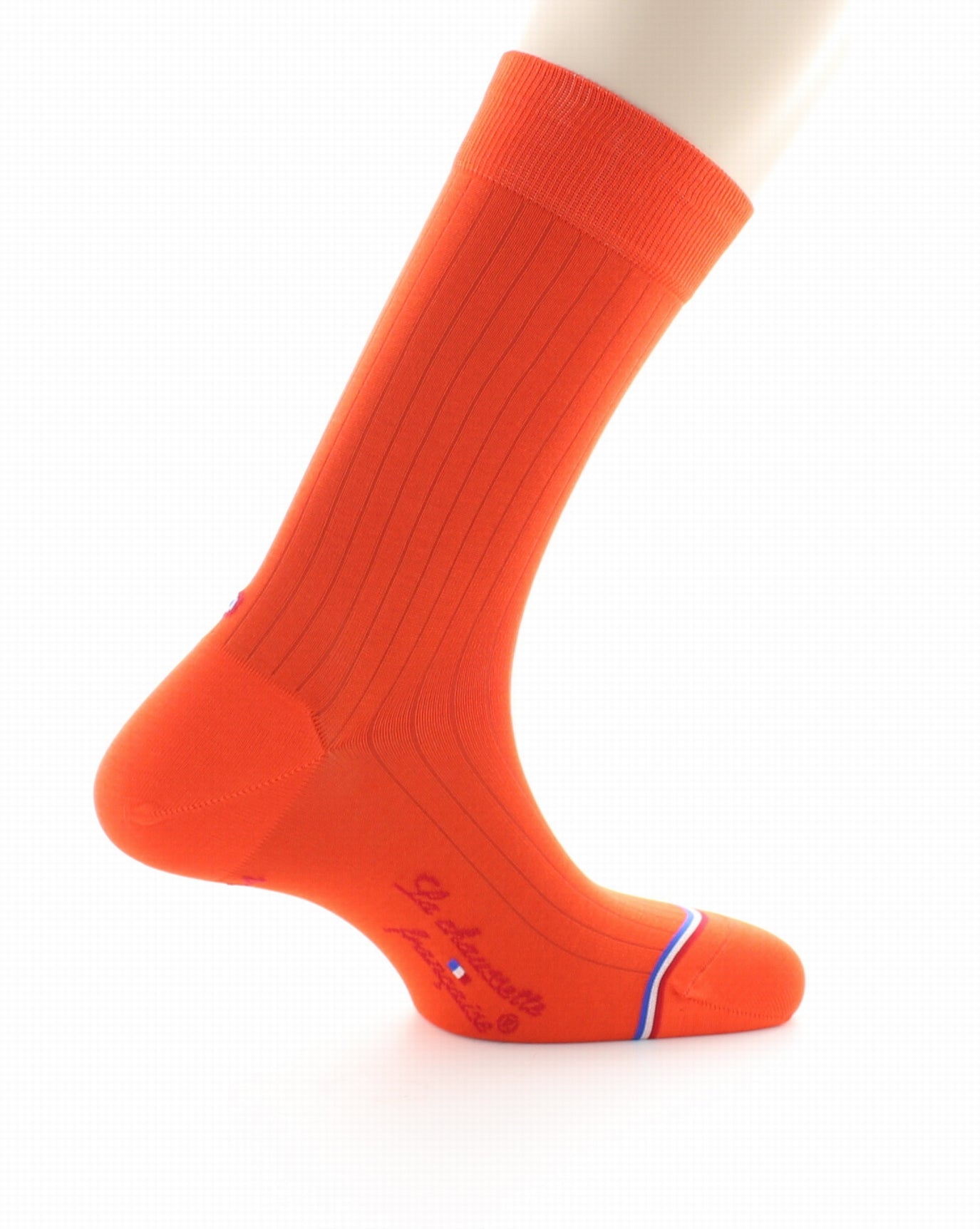 Chaussettes mixtes en fil d'Écosse Pigalle Orange ORANGE