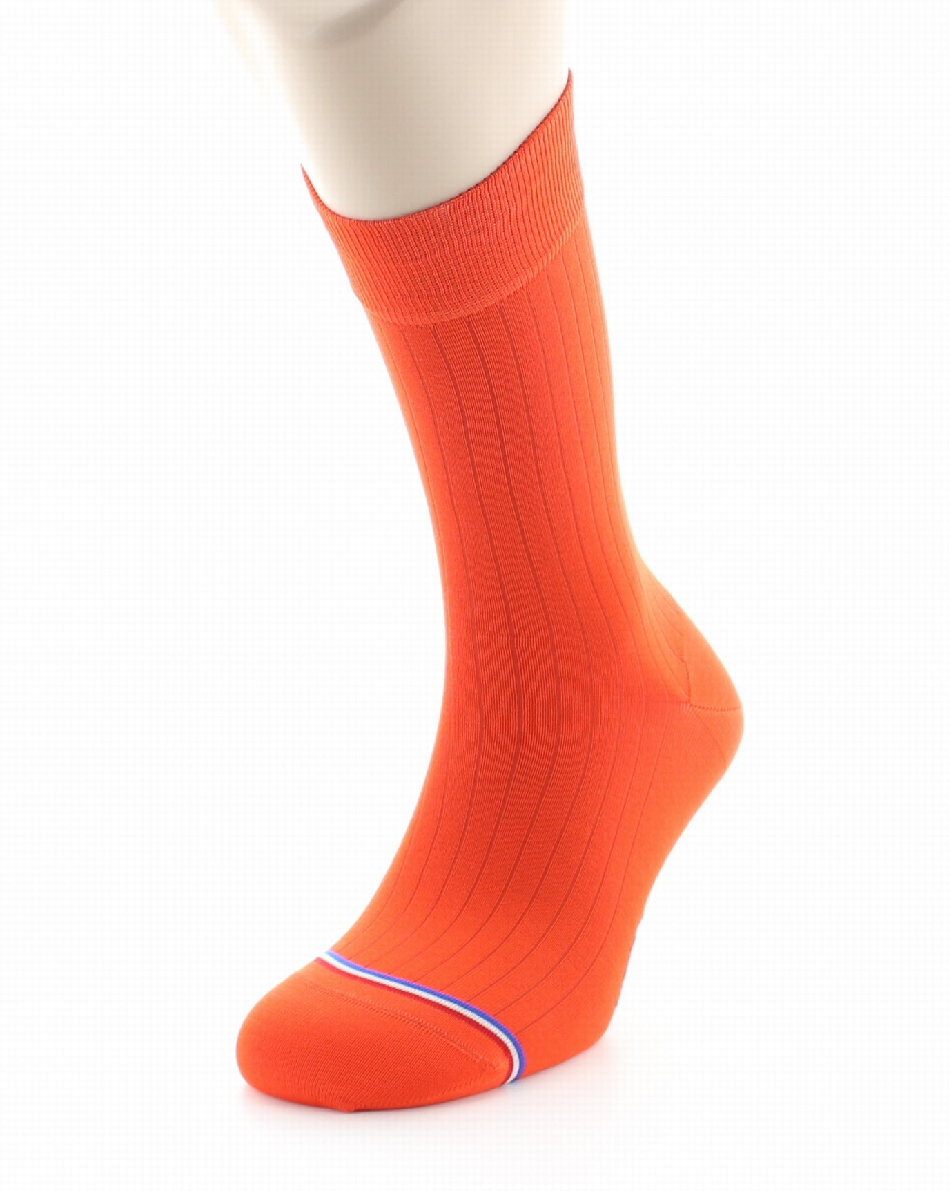 Chaussettes mixtes en fil d'Écosse Pigalle Orange ORANGE