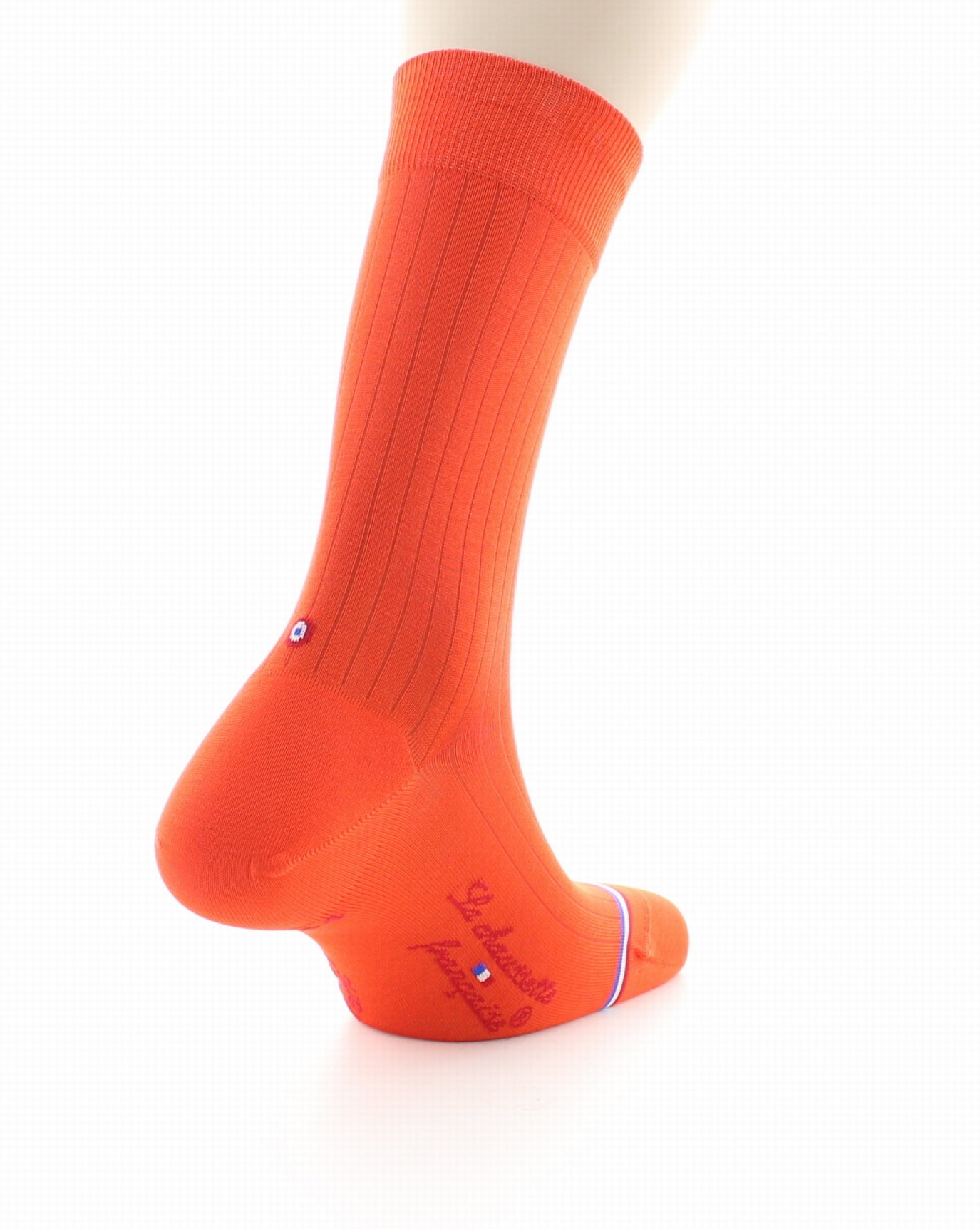 Chaussettes mixtes en fil d'Écosse Pigalle Orange ORANGE