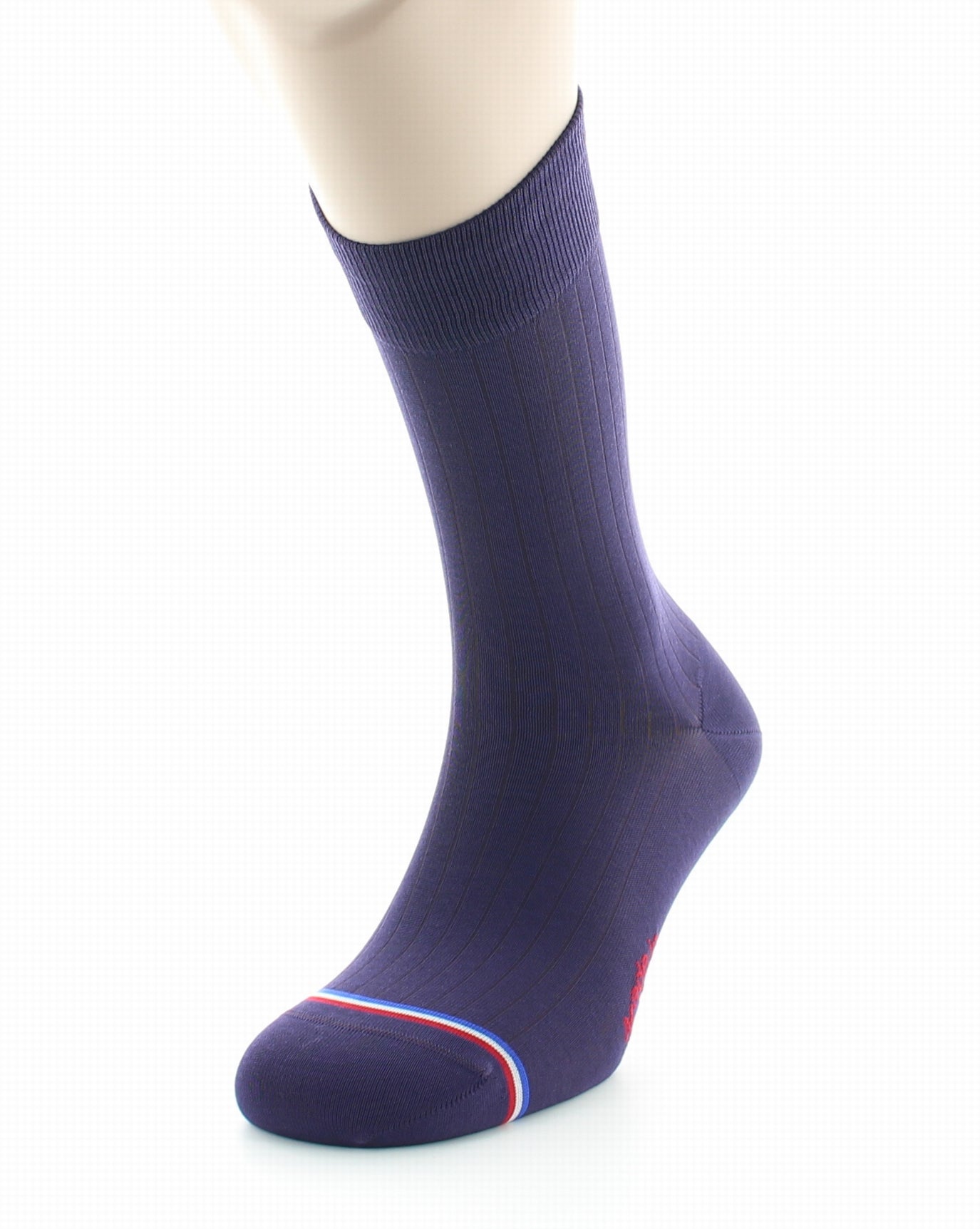 Chaussettes mixtes en fil d'Écosse Pigalle Raisin RAISIN