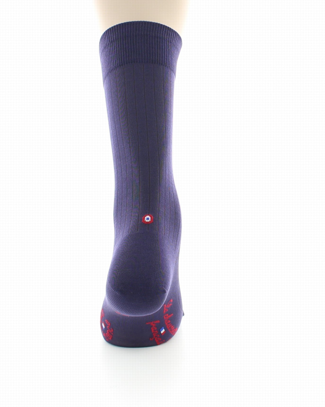 Chaussettes mixtes en fil d'Écosse Pigalle Raisin RAISIN
