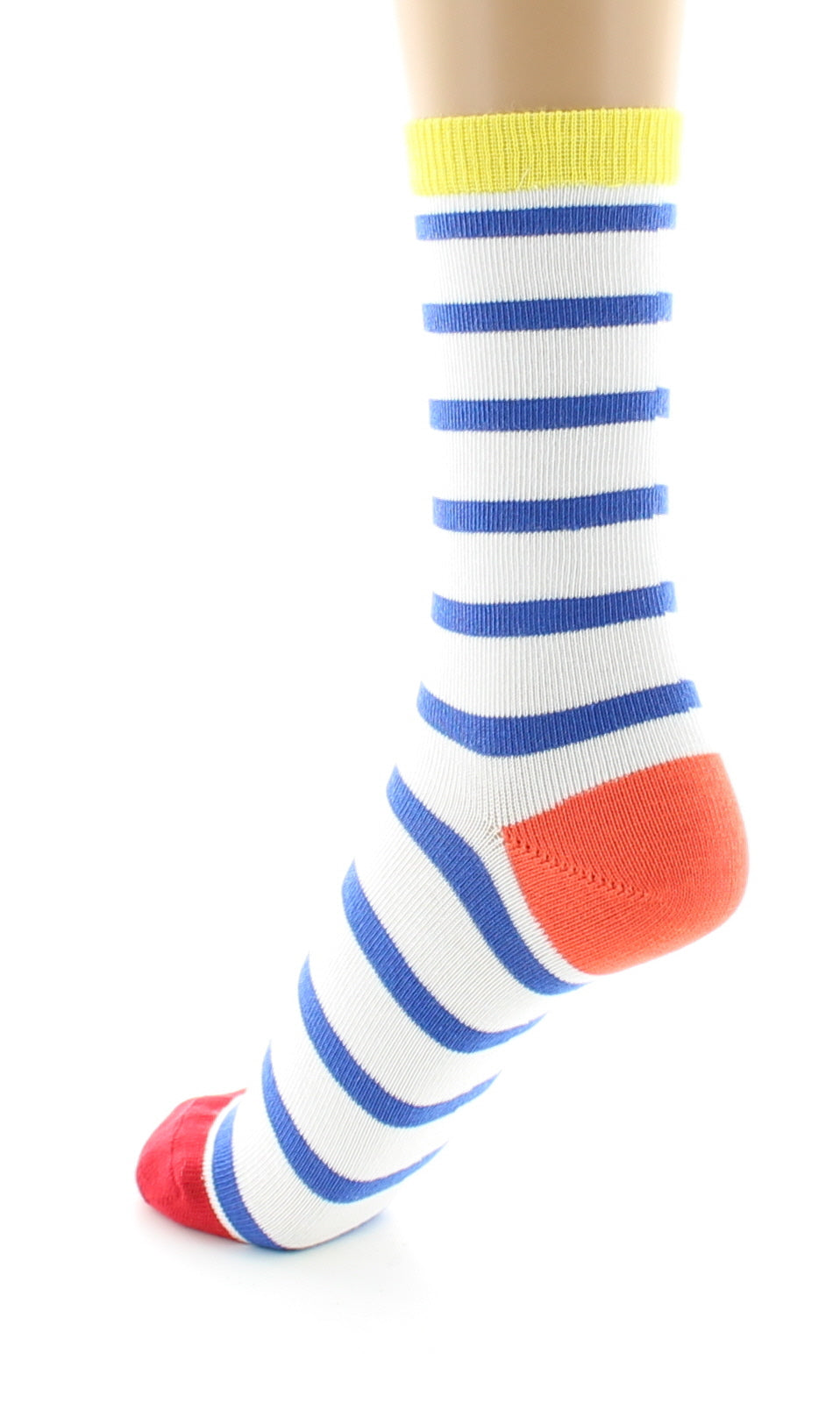Chaussettes mixtes Marinière en coton peigné MULTICOLORE