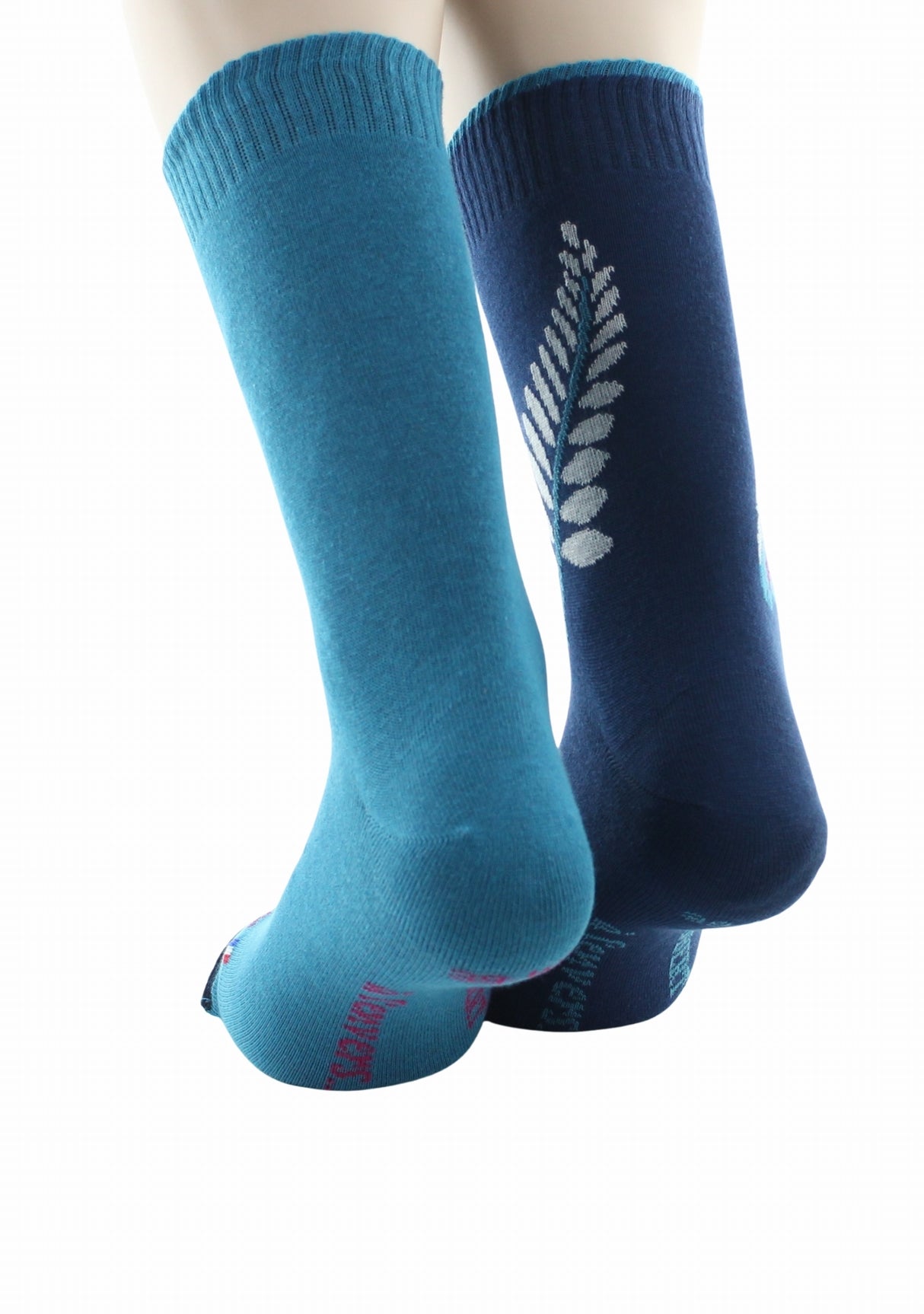 Chaussettes réversibles homme coton colibri bleu amiral BLEU AMIRAL