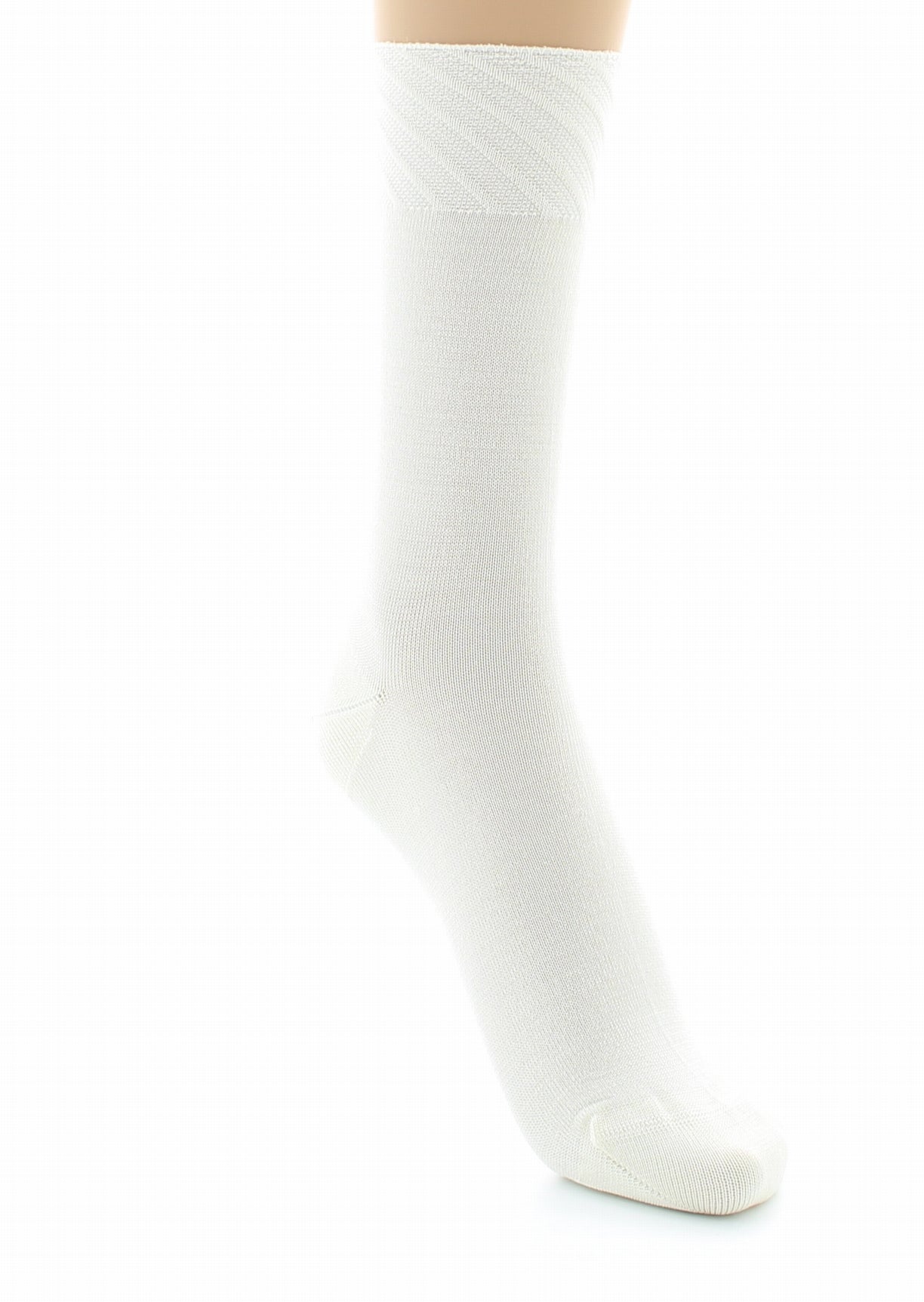 Chaussettes sans couture - Soie naturelle ECRU