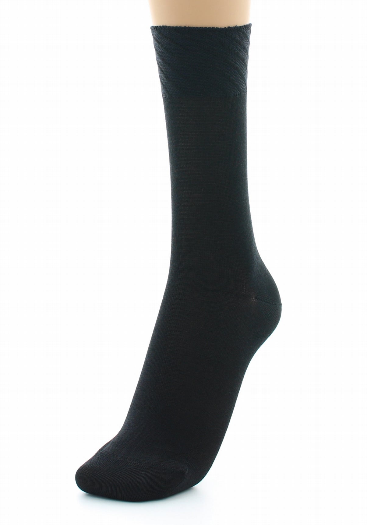 Chaussettes sans couture - Soie naturelle NOIR