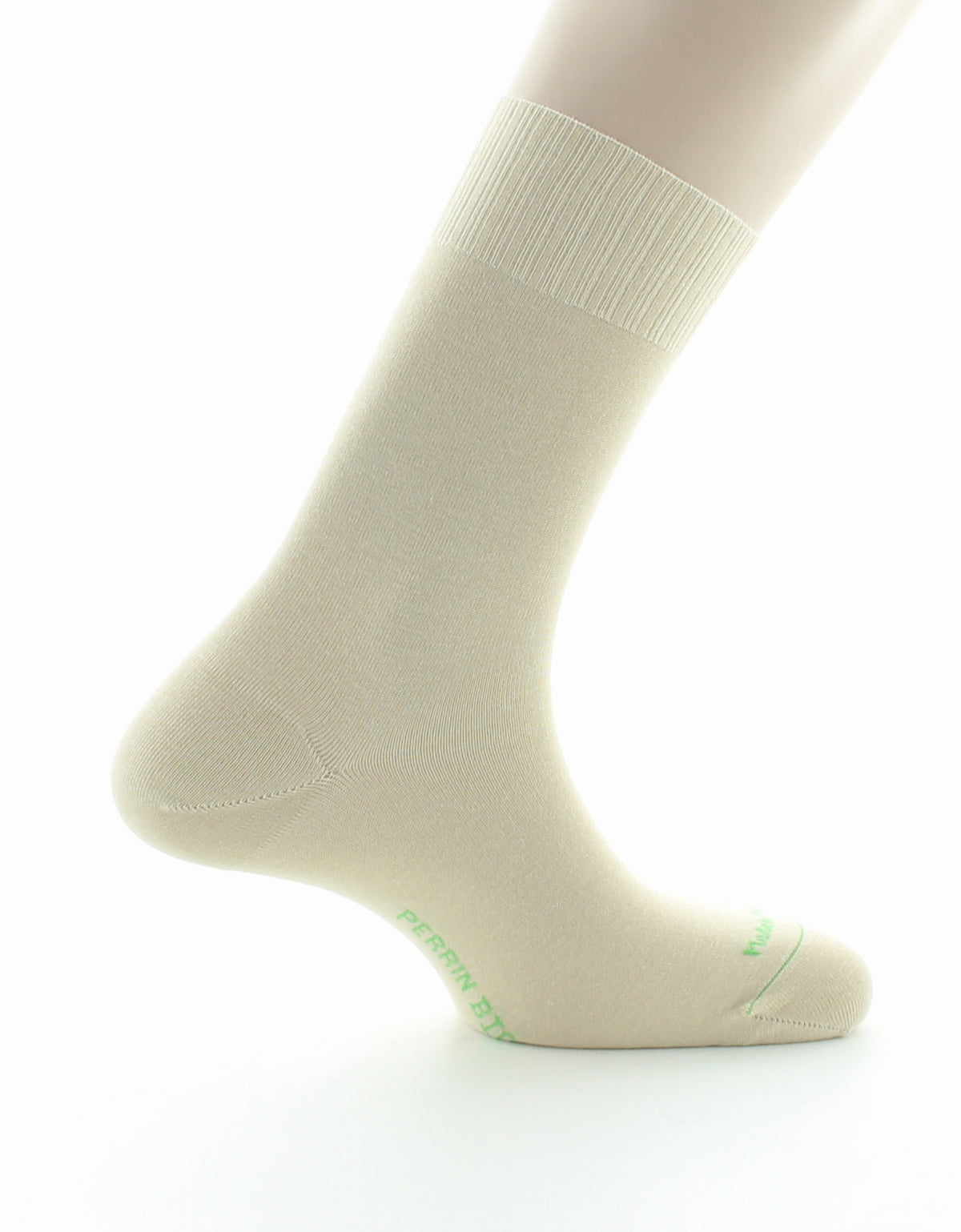 Chaussettes Sans élastique Pur Coton Bio SABLE