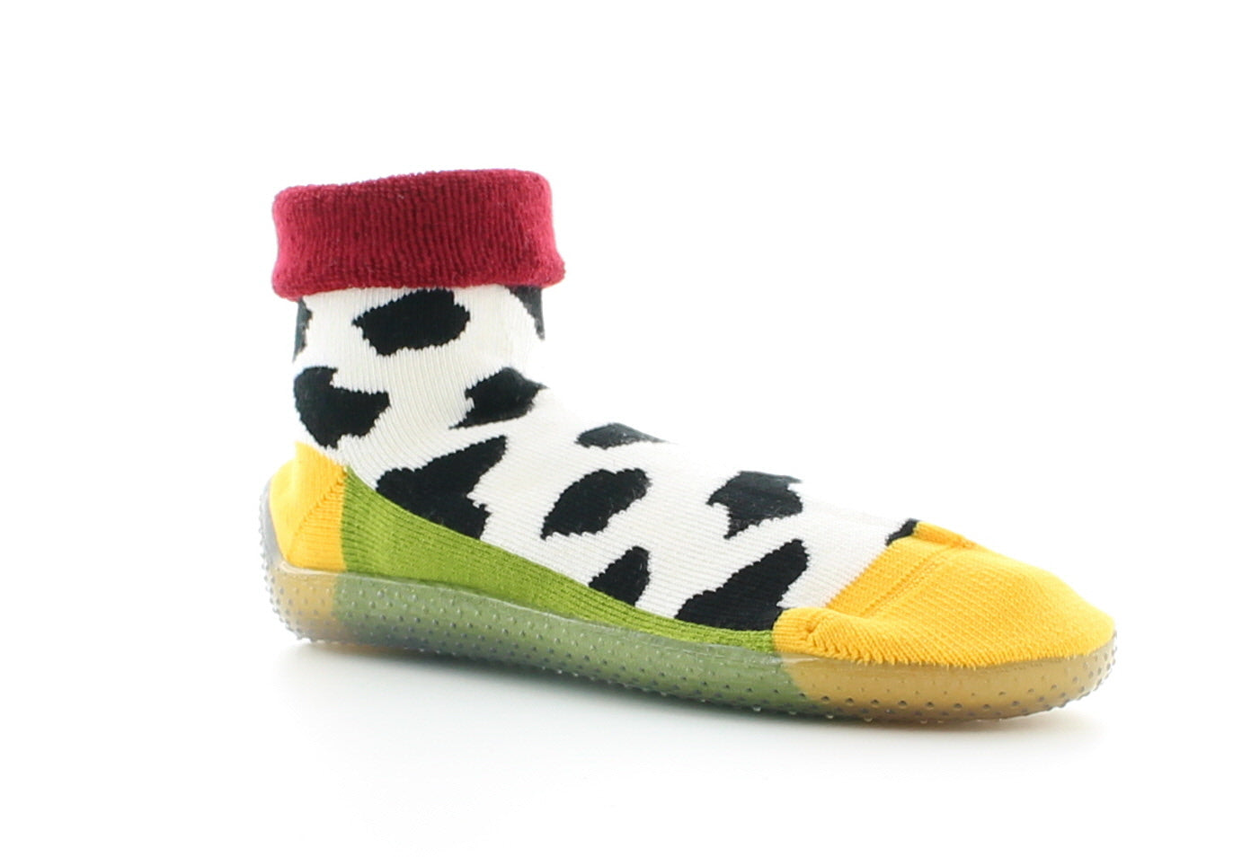 Chausson chaussette mixte La Vache NOIR-BLANC