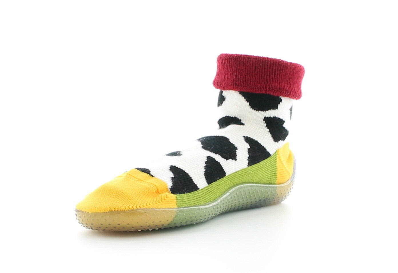 Chausson chaussette mixte La Vache NOIR-BLANC