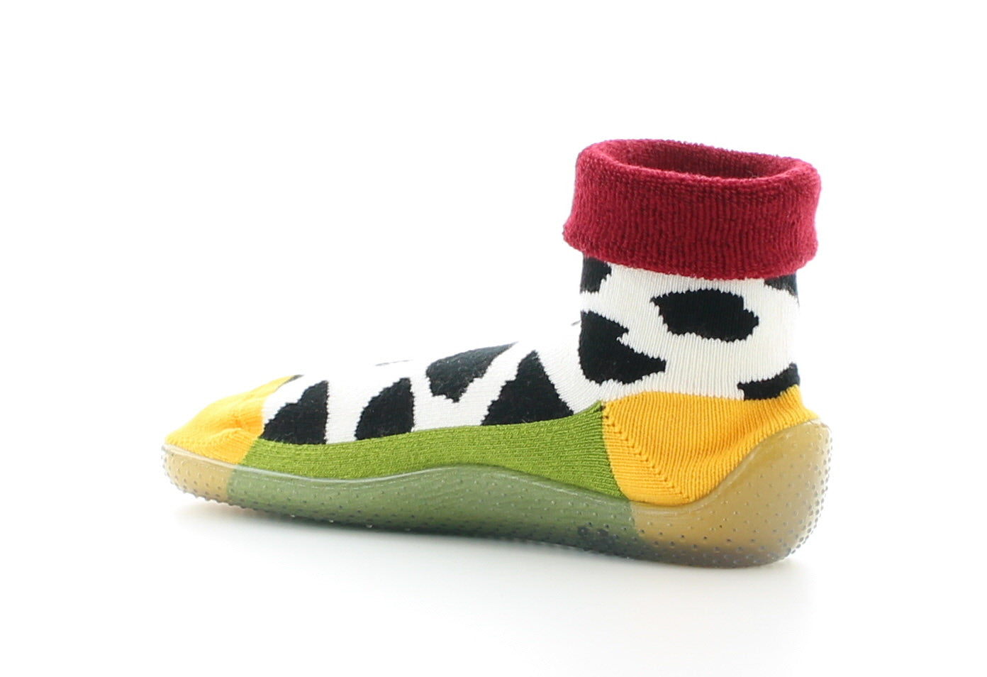 Chausson chaussette mixte La Vache NOIR-BLANC