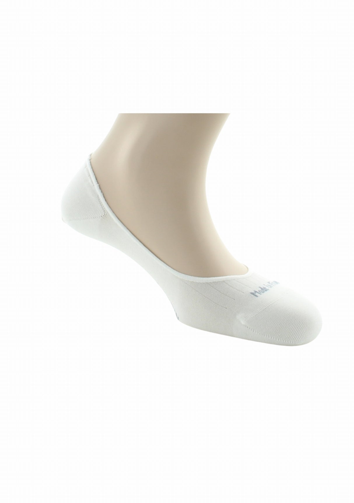 CHAUSSON FIL ECOSSE BLANC