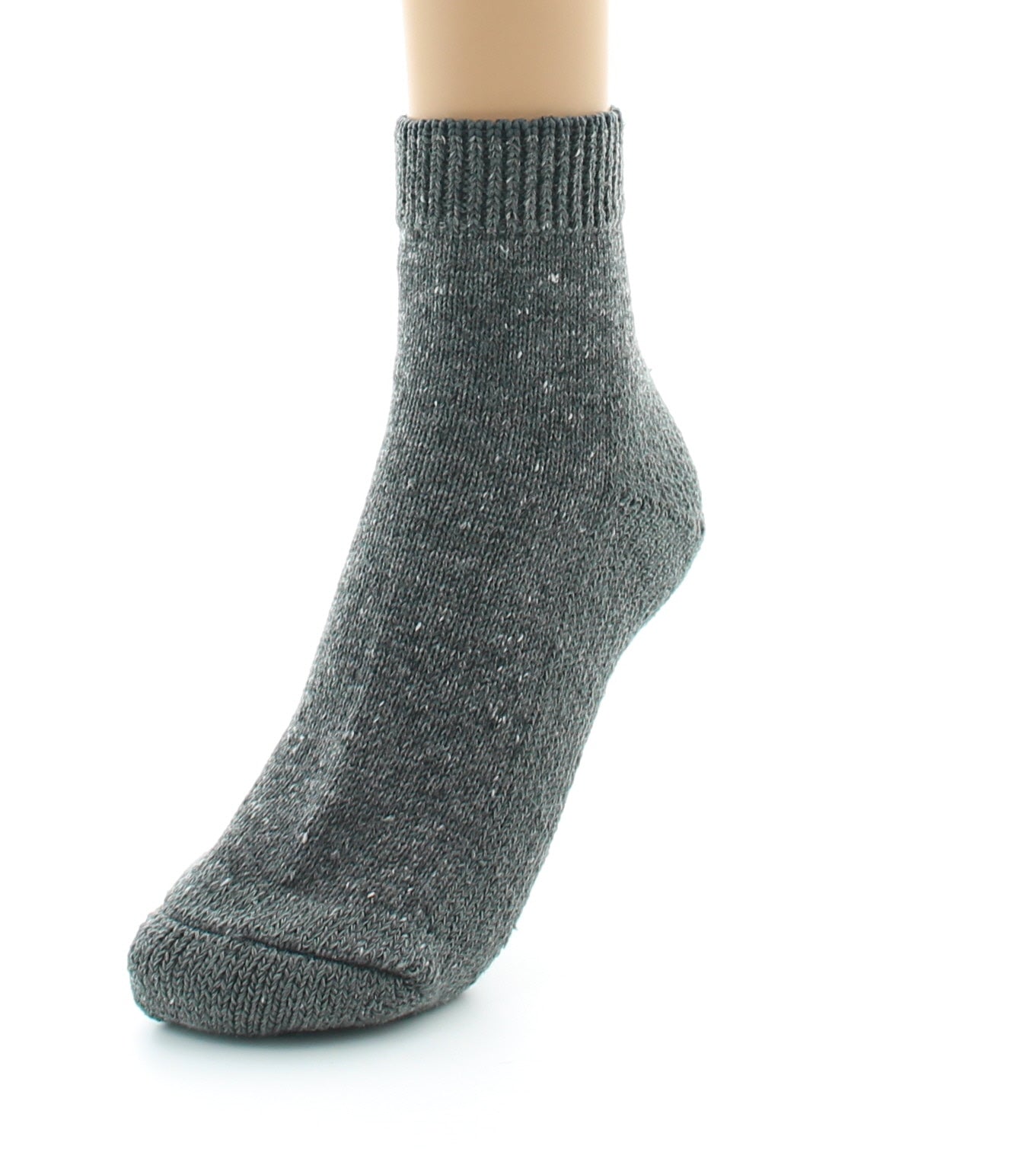 Chaussons à bottes mixtes intérieur doublé en coton GRIS