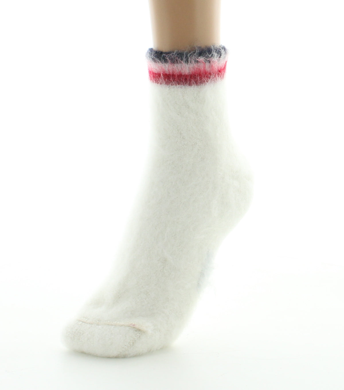 Chaussons de nuit femme laine peignée écru ECRU