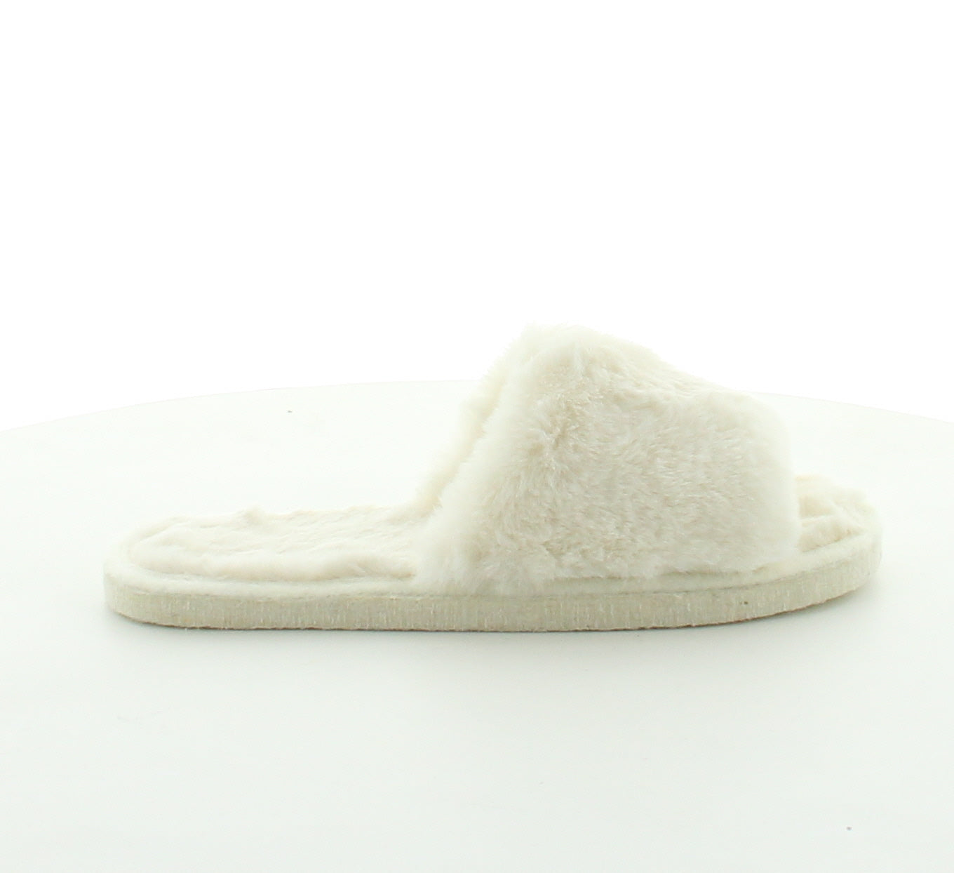 Claquettes femme fourrure ivoire IVOIRE